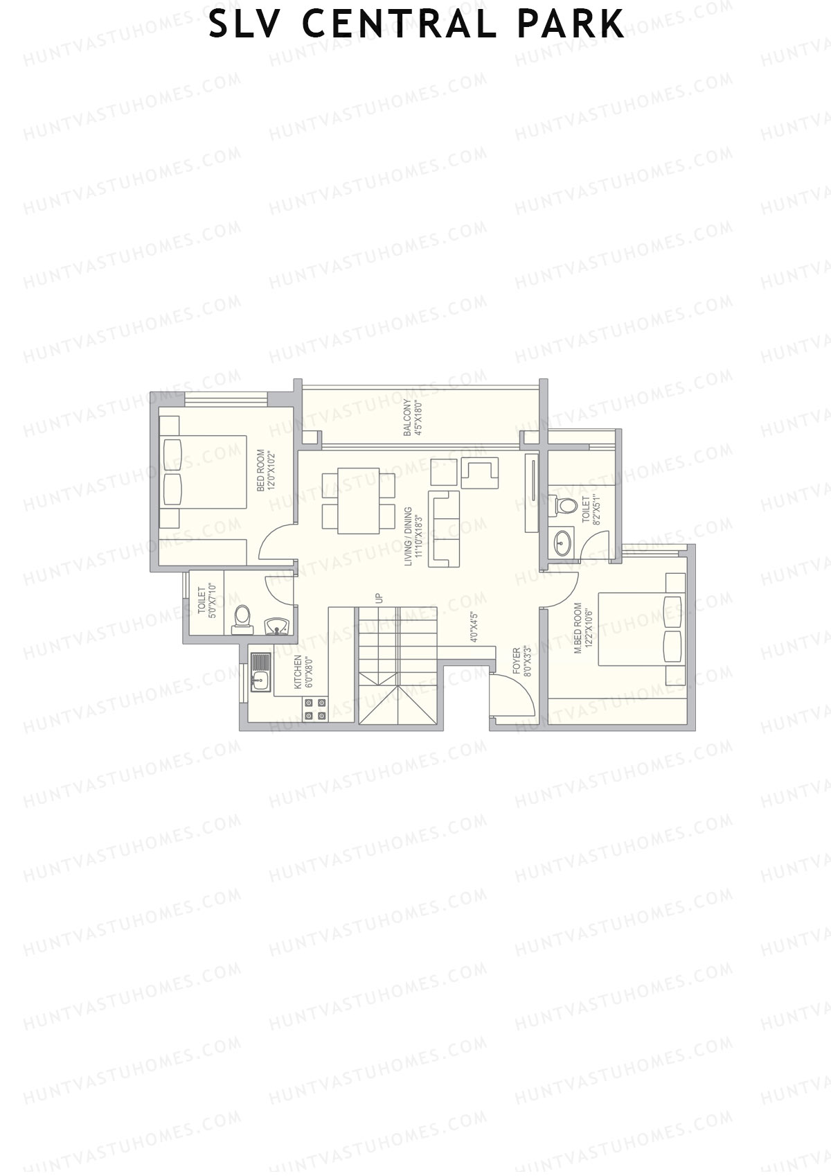 SLV Central Park Block A Unit 2 (Duplex ) Floor Plan