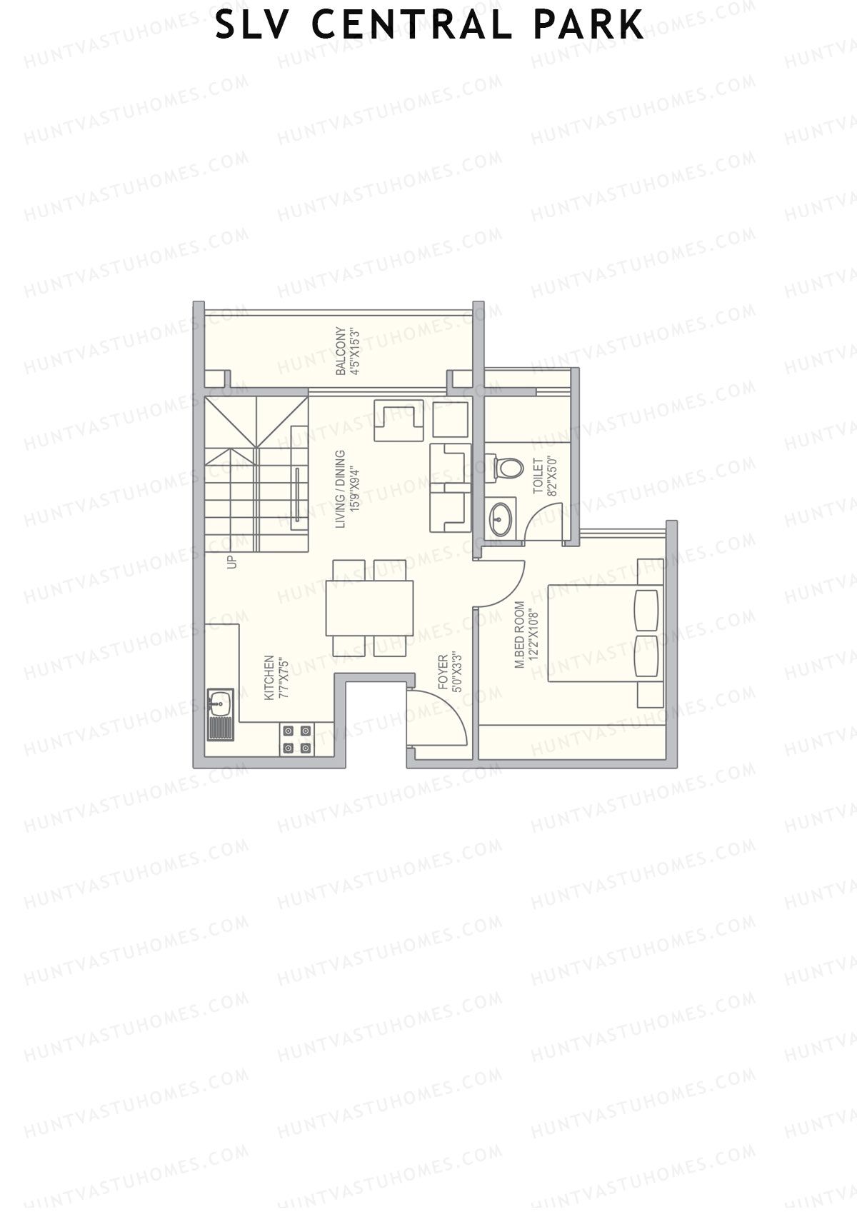 SLV Central Park Block A Unit 6 (Duplex ) Floor Plan