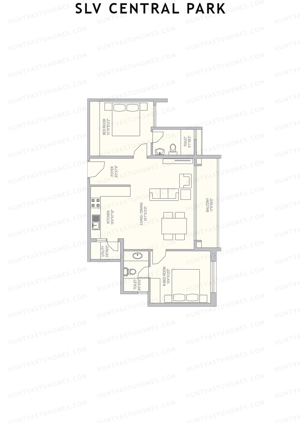 SLV Central Park Block A Unit 7 Floor Plan