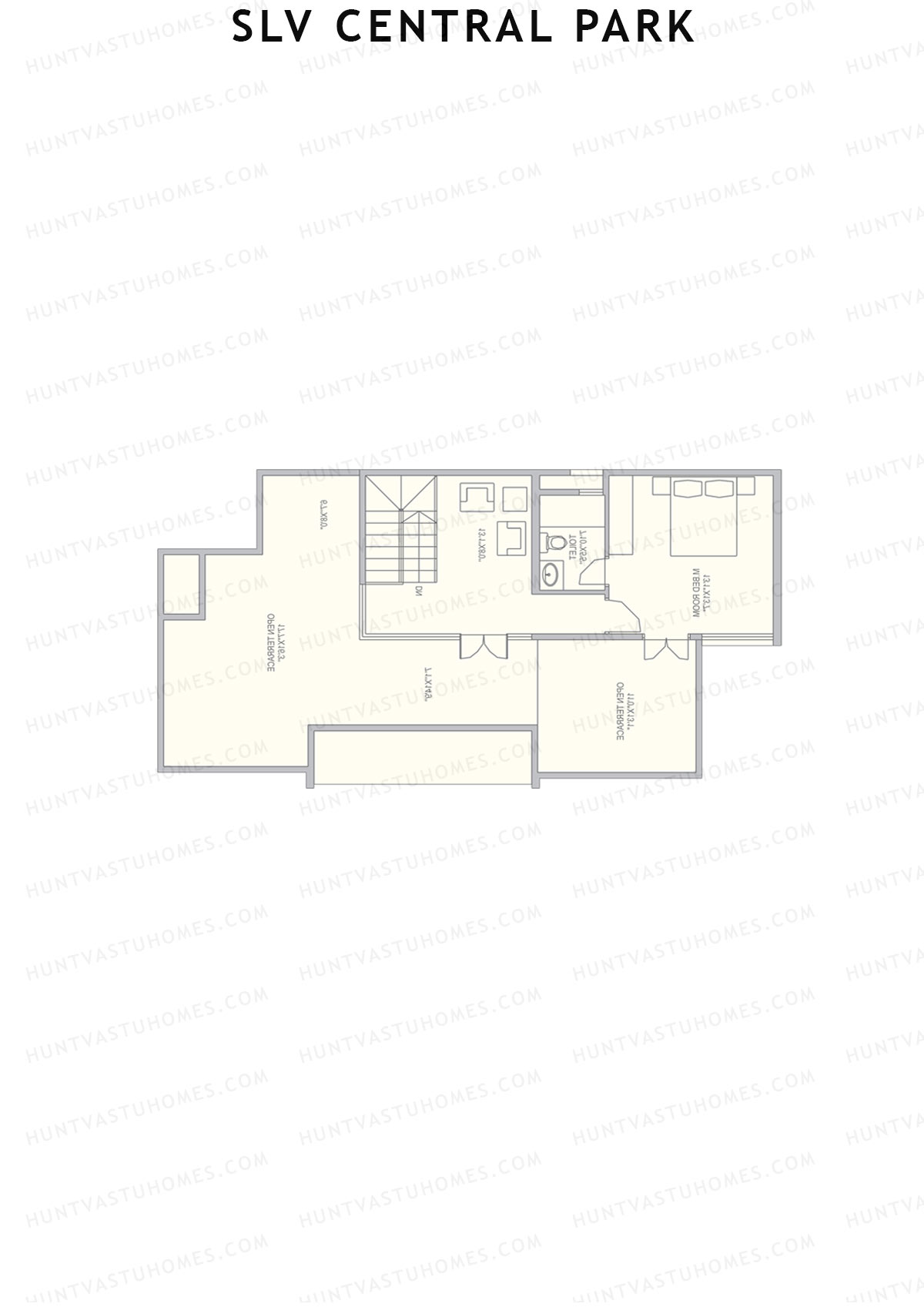 SLV Central Park Block B Unit 10 (Duplex ) Floor Plan