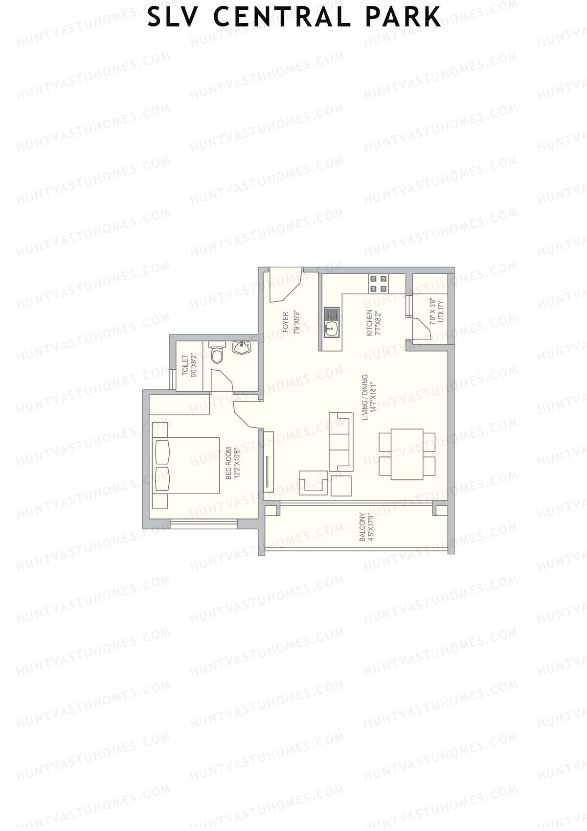SLV Central Park Block B Unit 7 Floor Plan