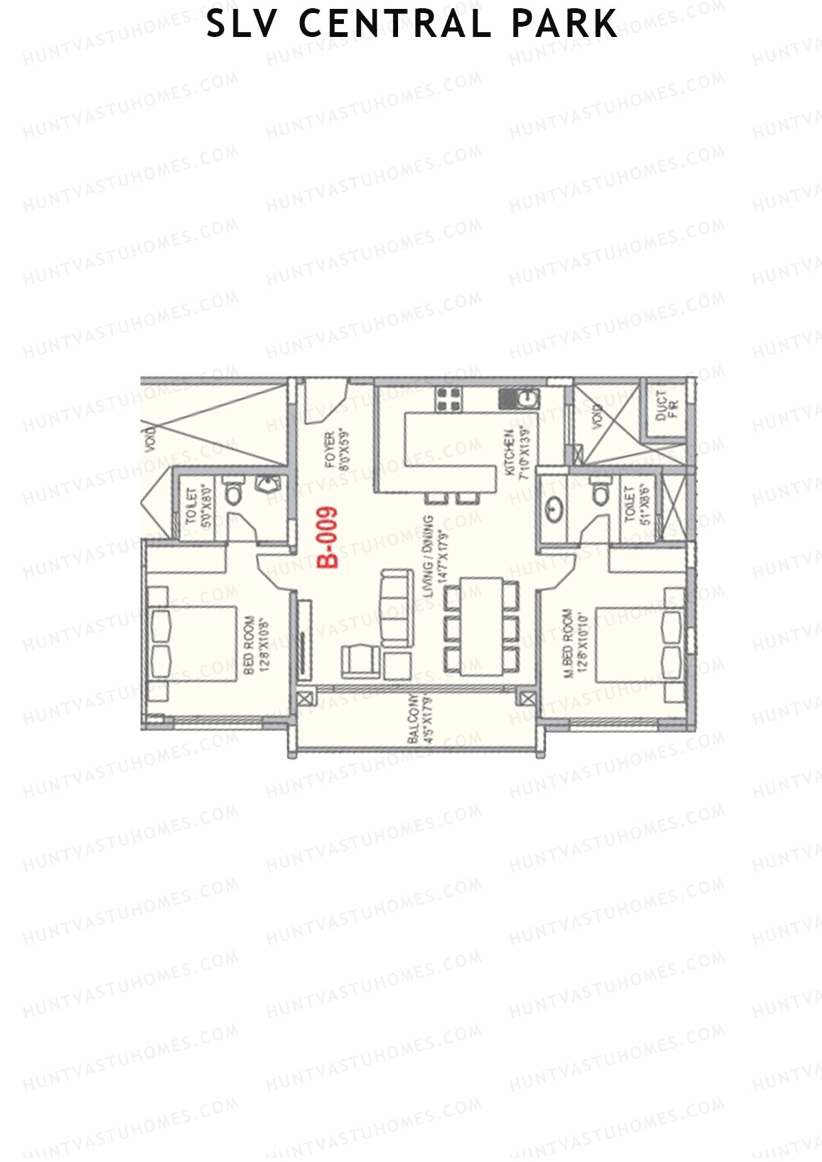 SLV Central Park Block B Unit 9 Floor Plan