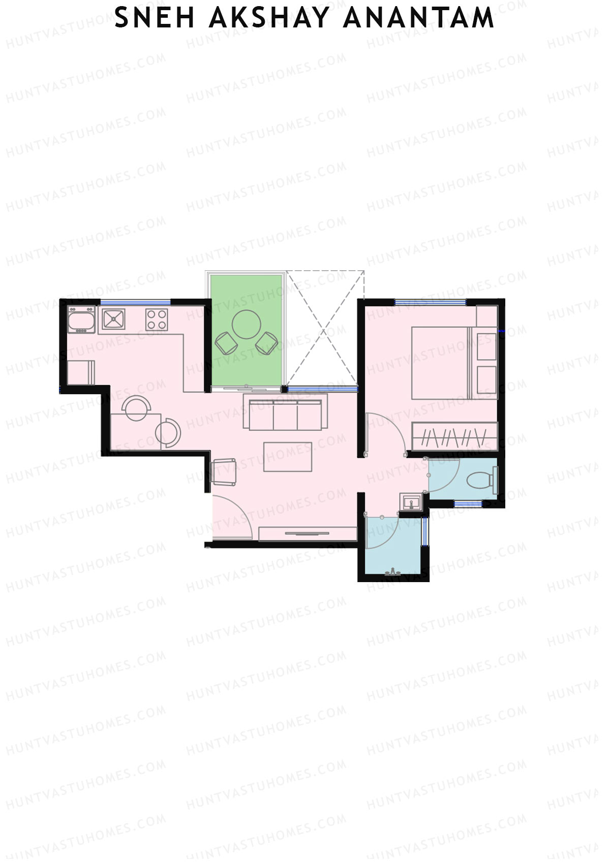 Sneh Akshay Anantam Tower A Unit 5 Floor Plan