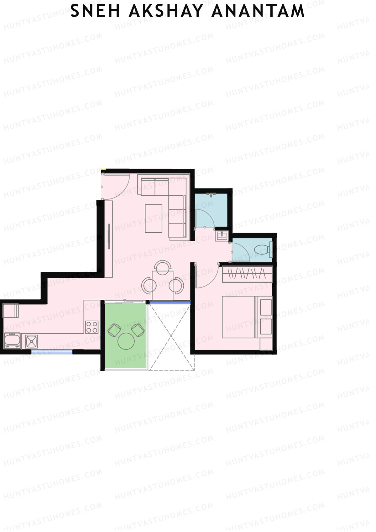 Sneh Akshay Anantam Tower A Unit 6 Floor Plan