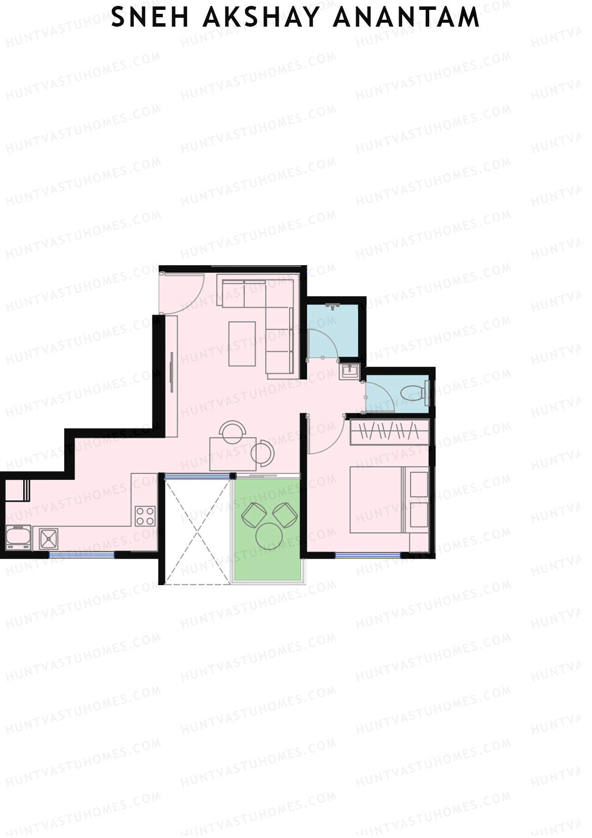Sneh Akshay Anantam Tower A Unit 6 Floor Plan