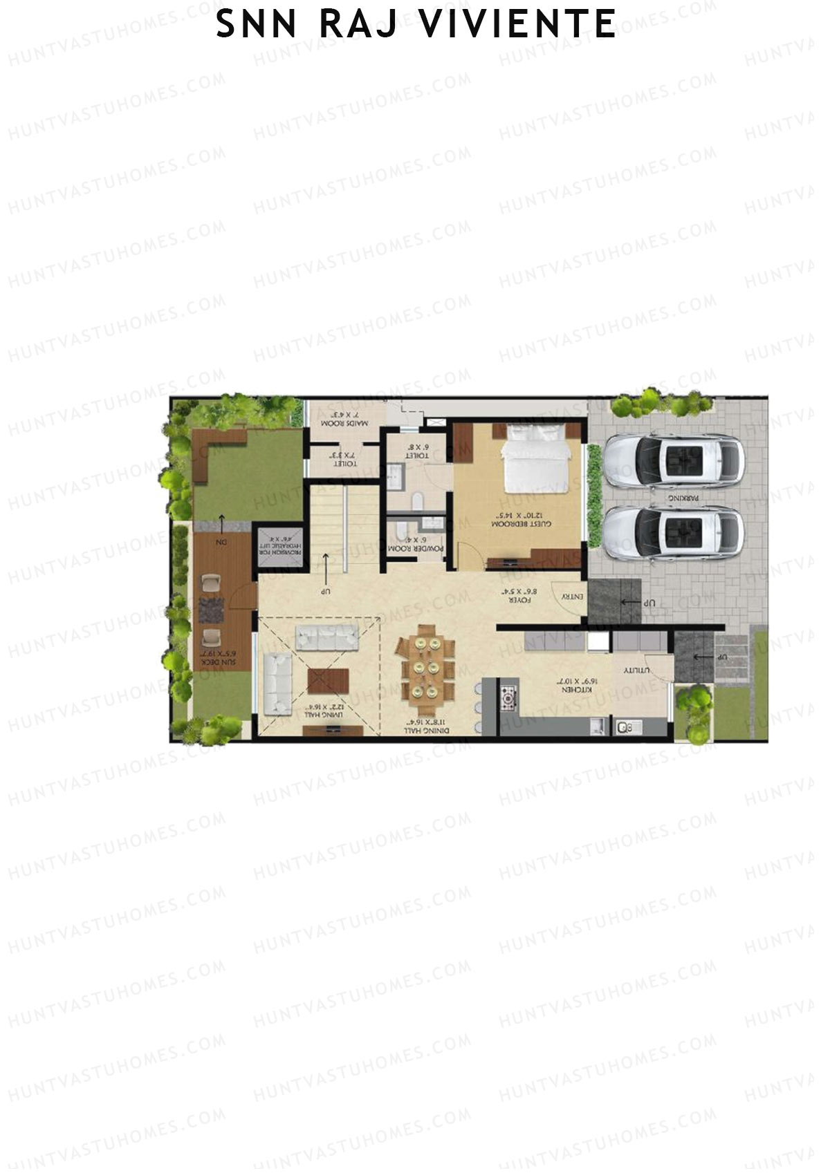 SNN Raj Viviente, Villas 6-10, Unit 7 (Villa), 4BHK, Super Area 3891   sq ft 