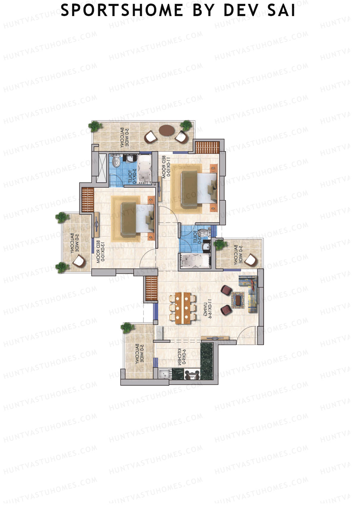 Sportshome By Dev Sai Austin Unit 2 Floor Plan