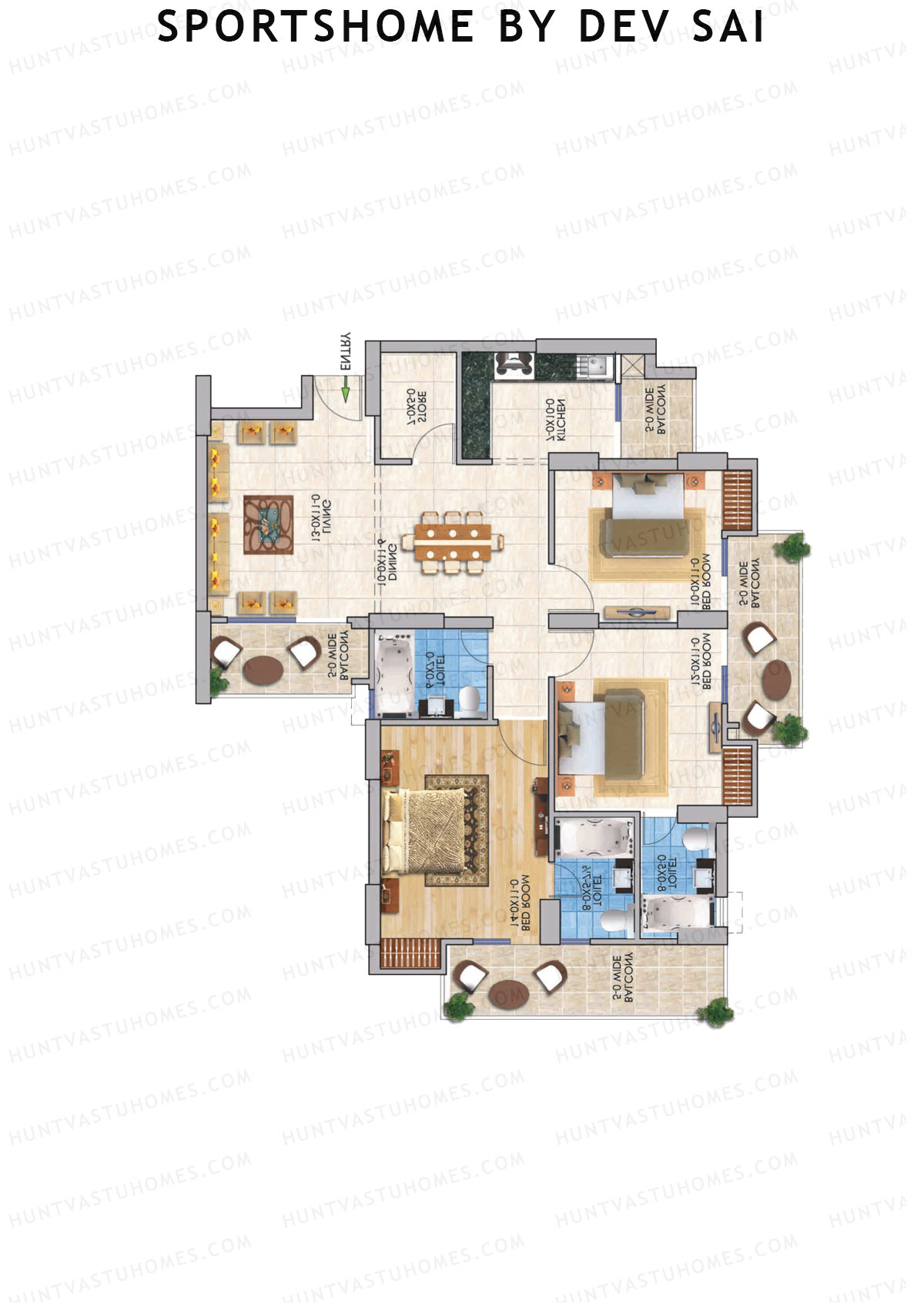 Sportshome By Dev Sai Austin Unit 4 Floor Plan