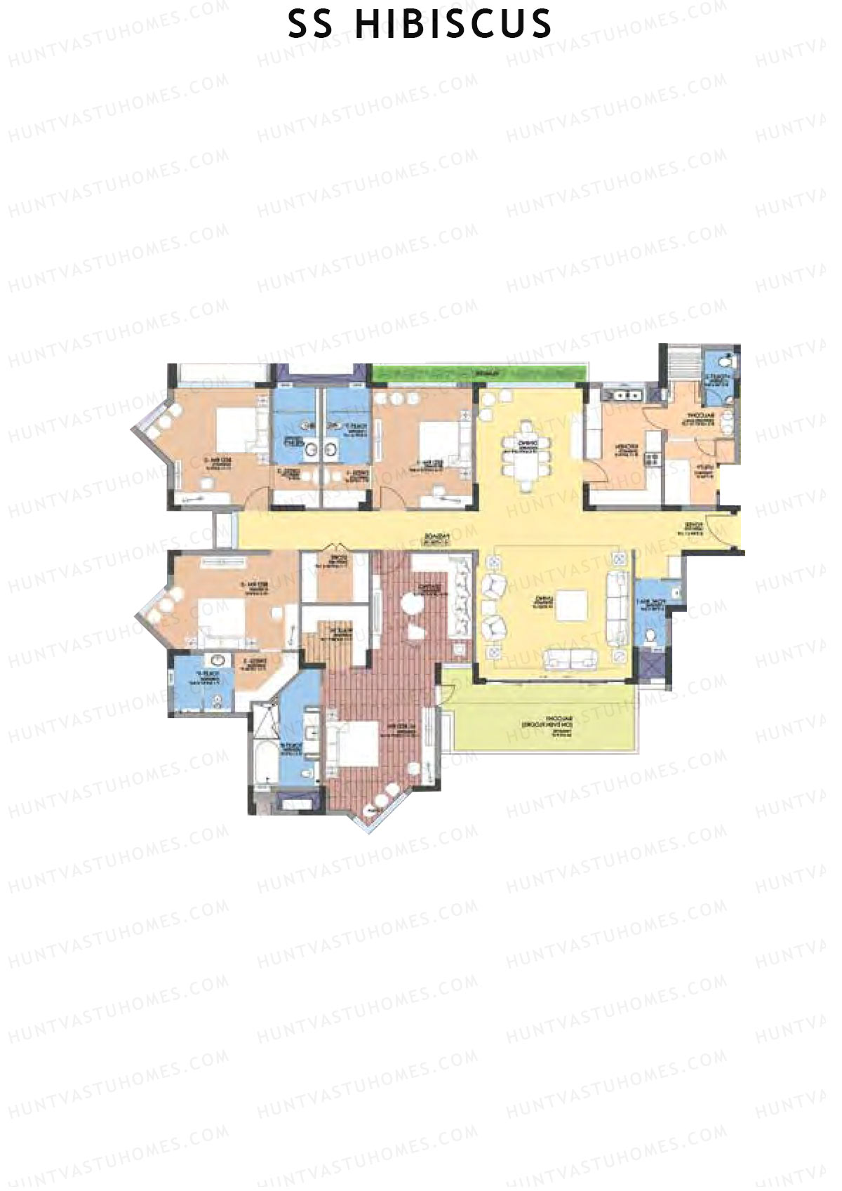 SS Hibiscus Block 2 Unit A Floor Plan