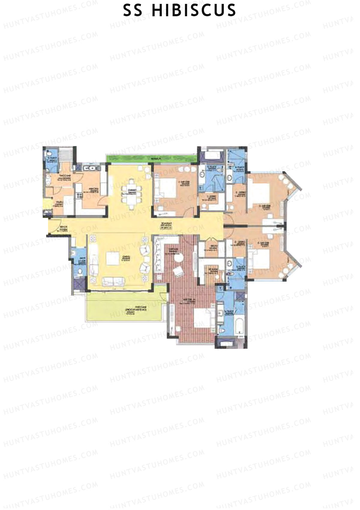 SS Hibiscus Block 2 Unit B Floor Plan