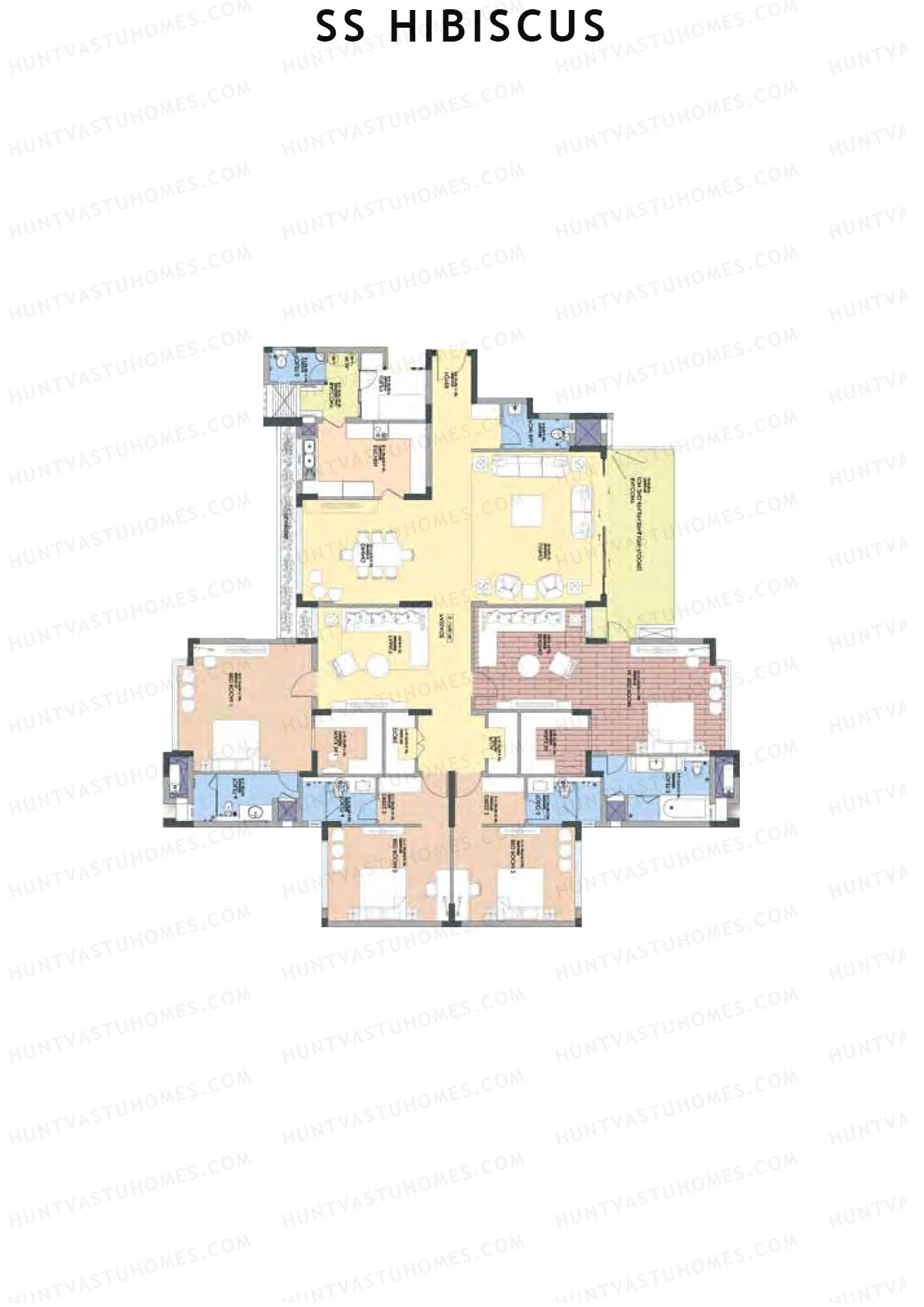 SS Hibiscus Block 9 Unit A 1 Floor Plan