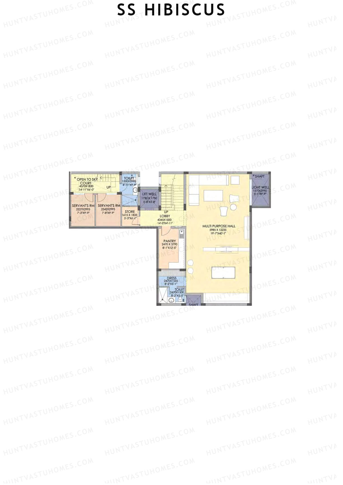 SS Hibiscus Villas 10-22 Unit 15 (Villa) Floor Plan