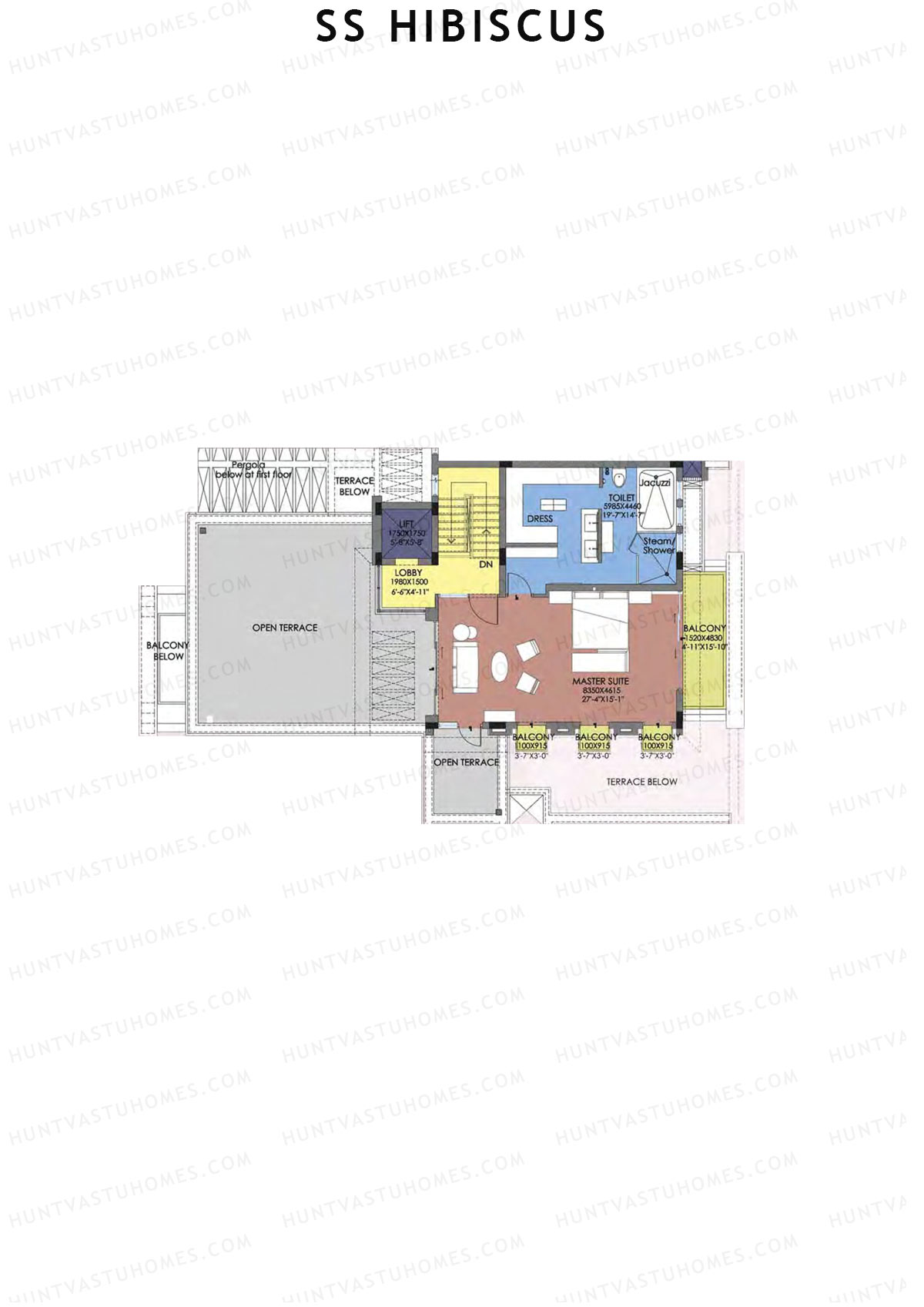 SS Hibiscus Villas 10-22 Unit 17 (Villa) Floor Plan