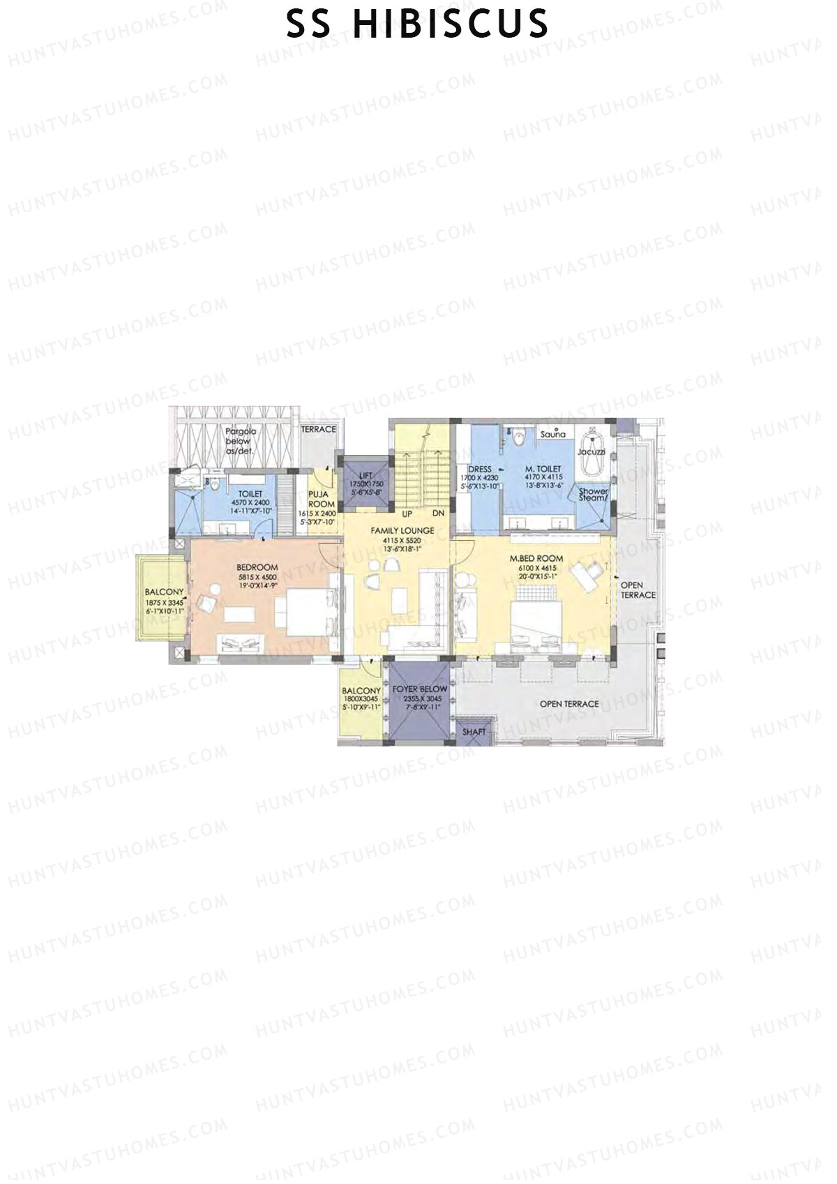 SS Hibiscus Villas 10-22 Unit 19 (Villa) Floor Plan