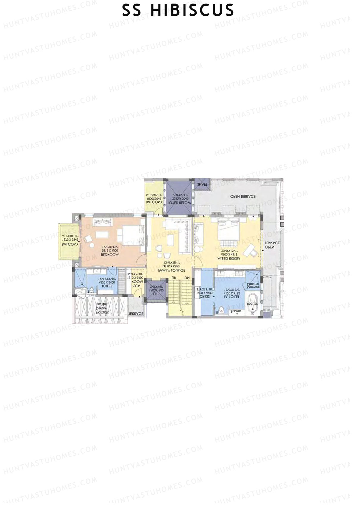 SS Hibiscus Villas 10-22 Unit 20 (Villa) Floor Plan