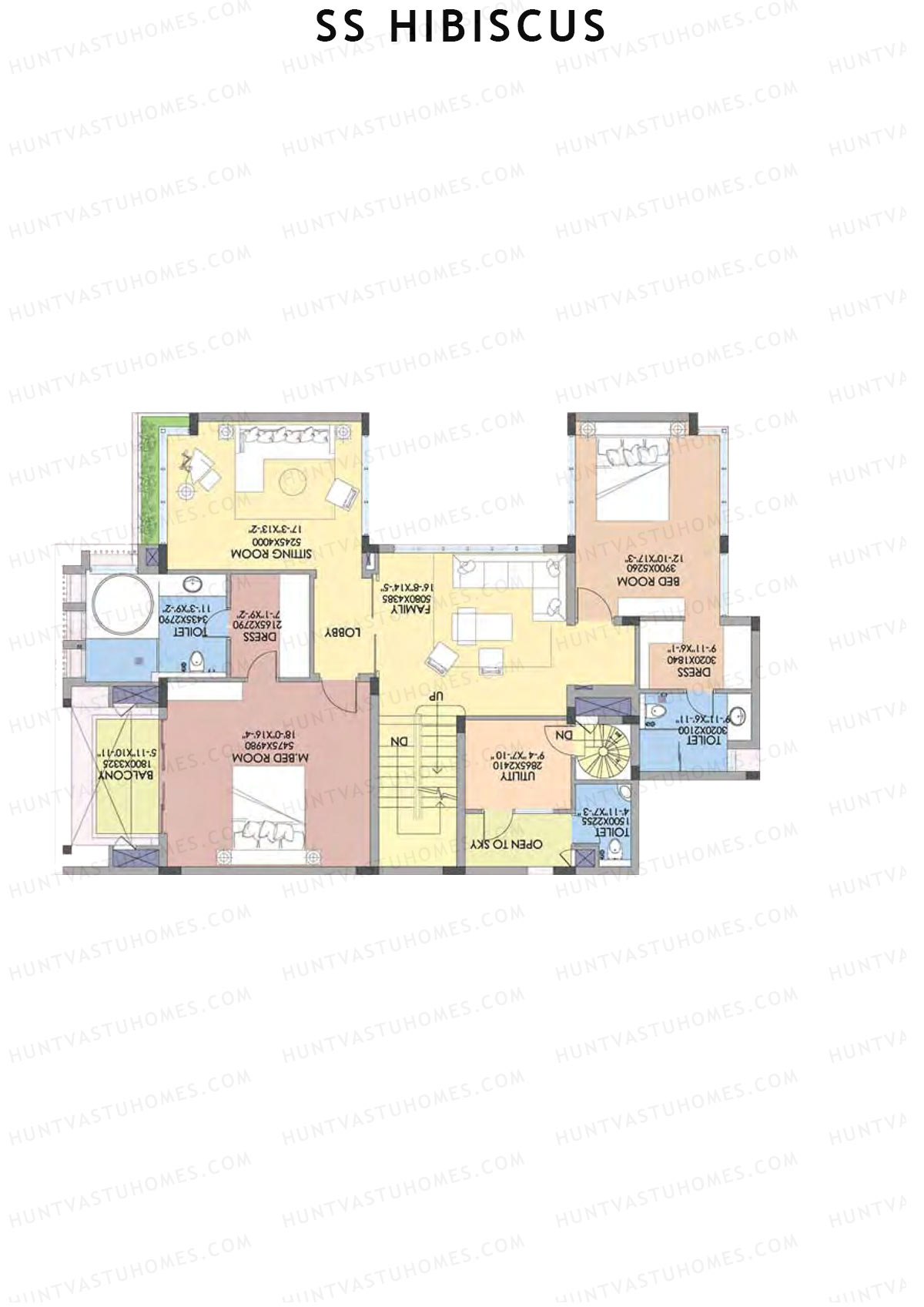SS Hibiscus Villas 1-4 Unit 7 (Villa) Floor Plan
