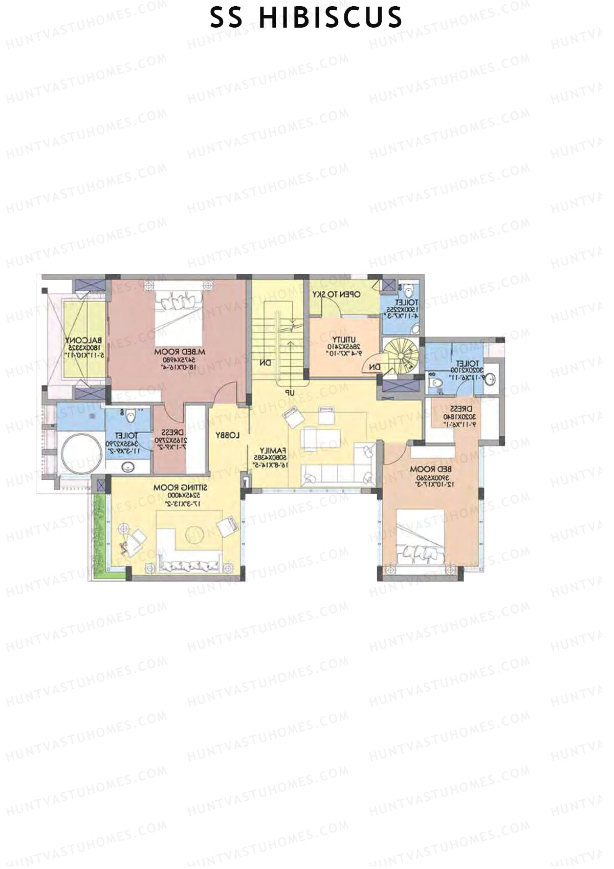 SS Hibiscus Villas 5-9 Unit 6 (Villa) Floor Plan