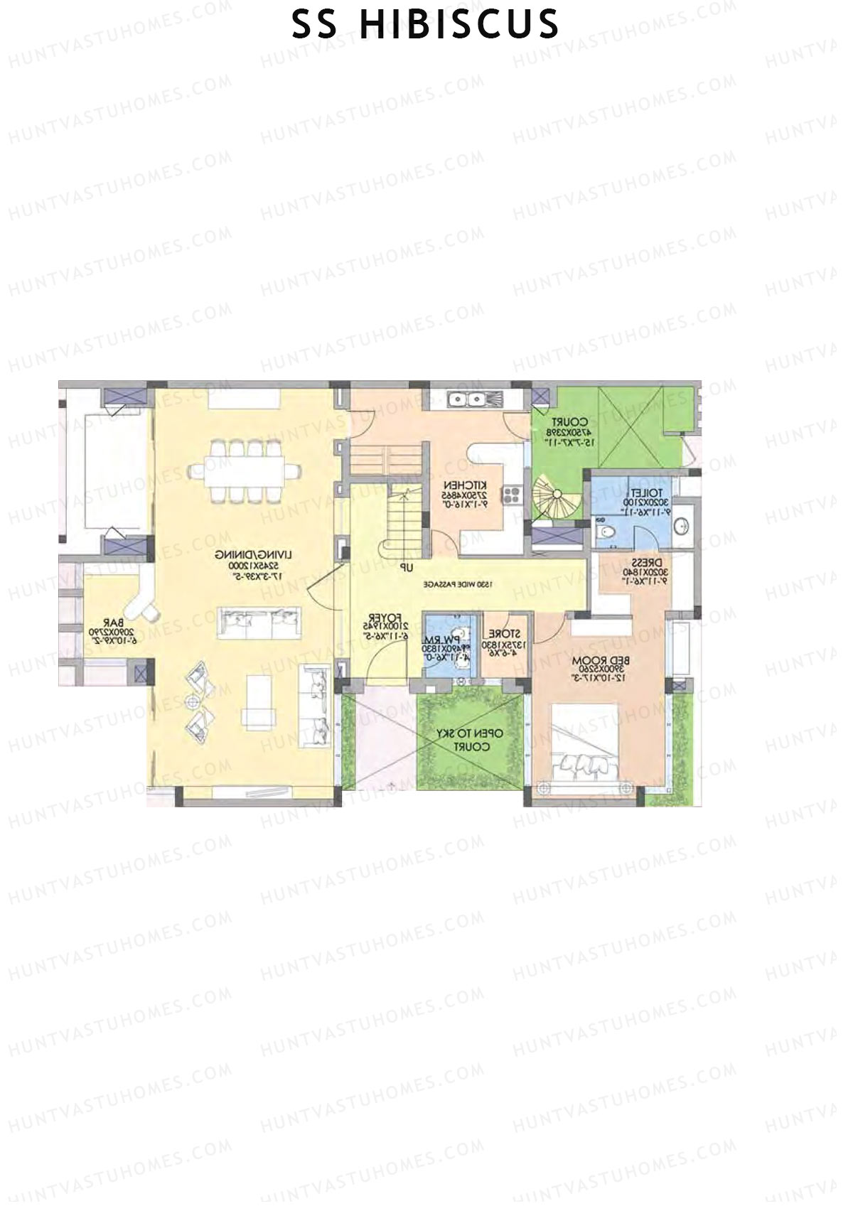 SS Hibiscus Villas 5-9 Unit 8 (Villa) Floor Plan