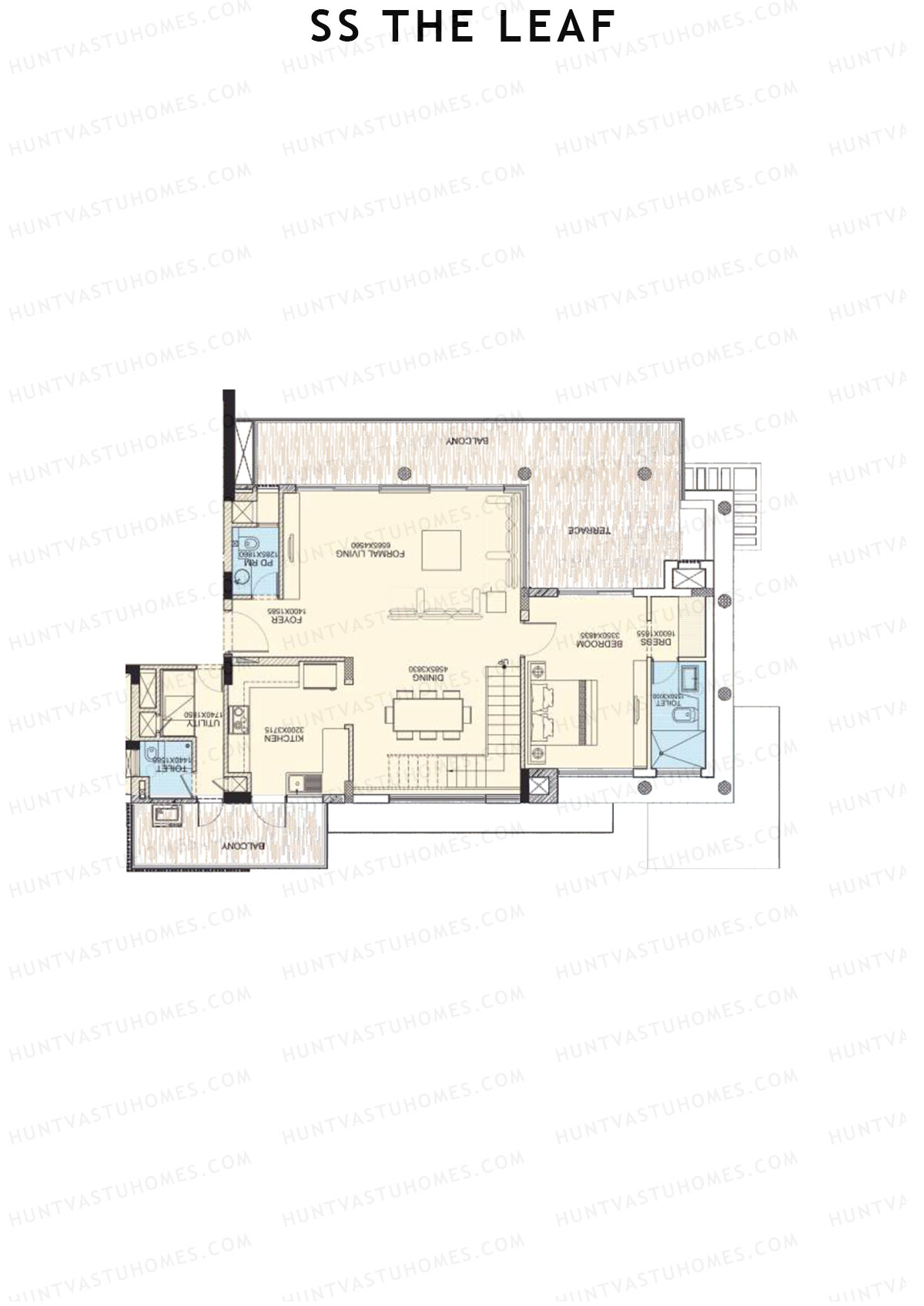 SS The Leaf Tower B2 Unit A (Duplex ) Floor Plan