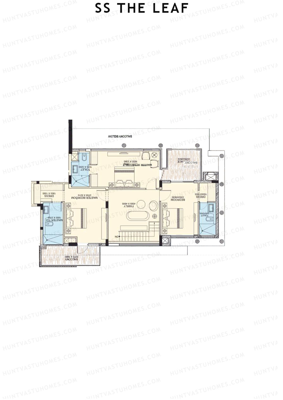 SS The Leaf Tower B2 Unit A (Duplex ) Floor Plan