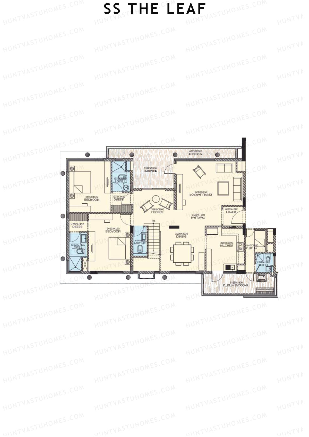SS The Leaf Tower B3 Unit B (Duplex ) Floor Plan