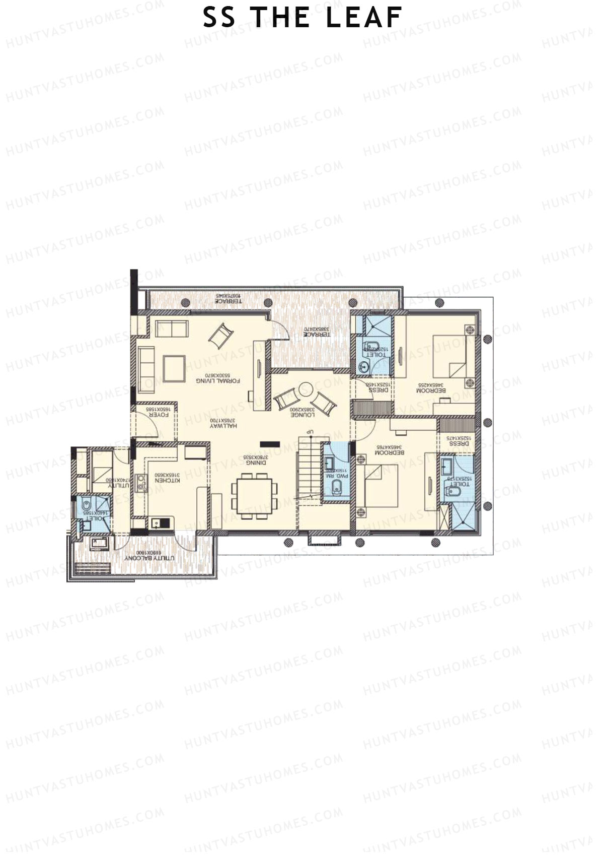 SS The Leaf Tower B4 Unit A (Duplex ) Floor Plan