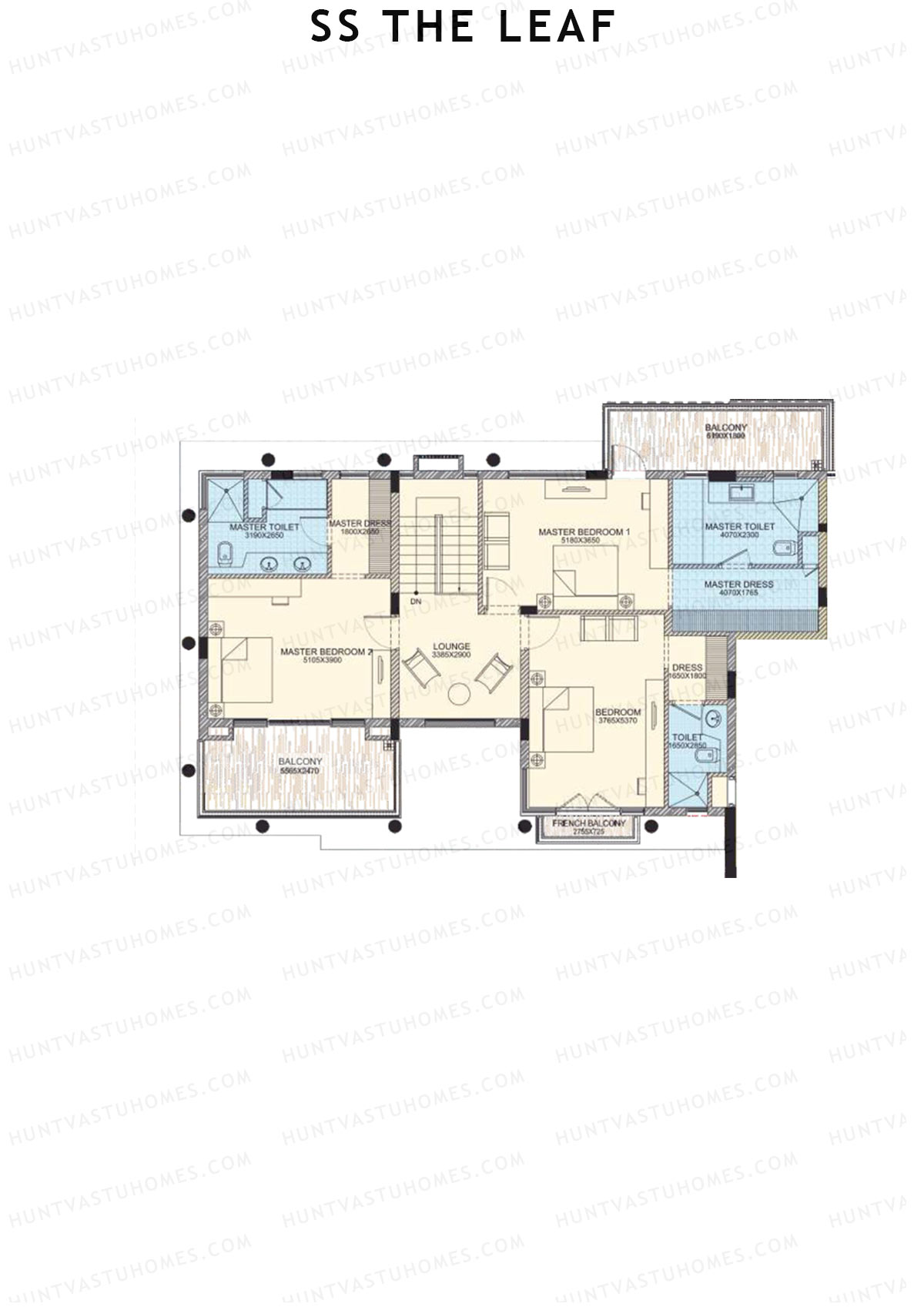 SS The Leaf Tower B5 Unit A (Duplex ) Floor Plan