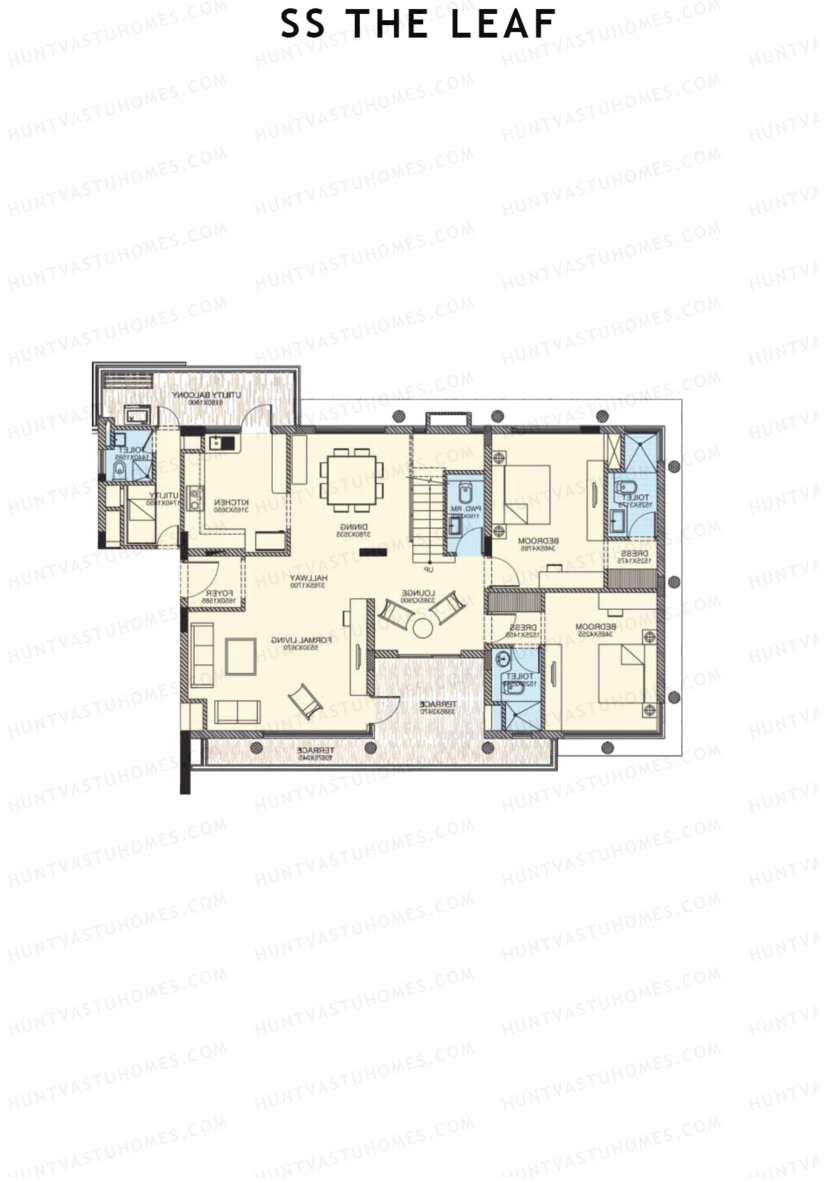 SS The Leaf Tower B5 Unit B (Duplex ) Floor Plan