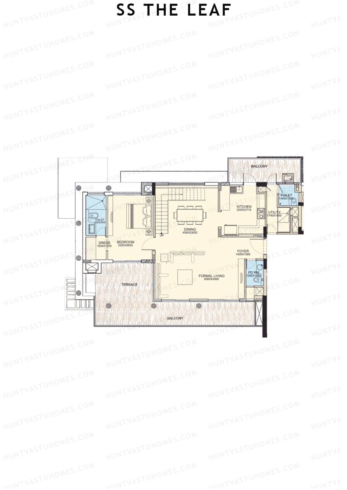 SS The Leaf Tower B9 Unit A (Duplex ) Floor Plan