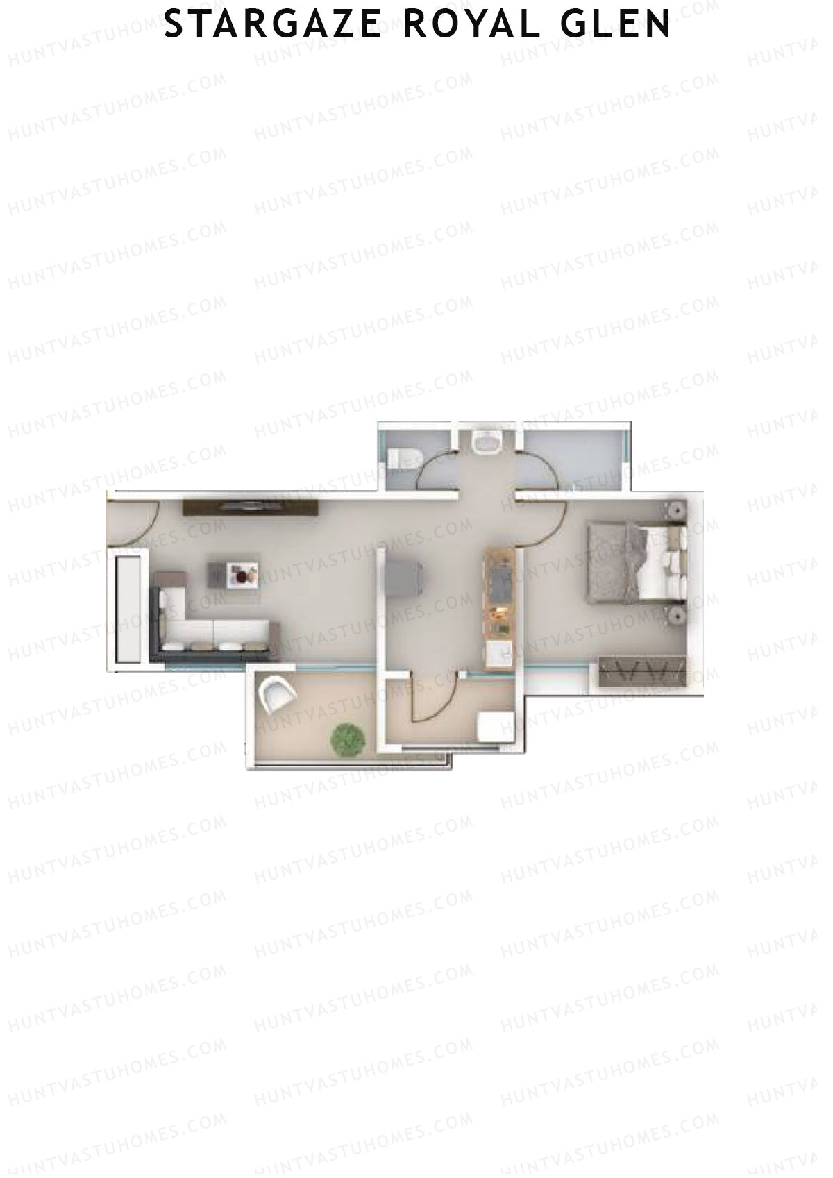 Stargaze Royal Glen Wing D Unit 2 Floor Plan