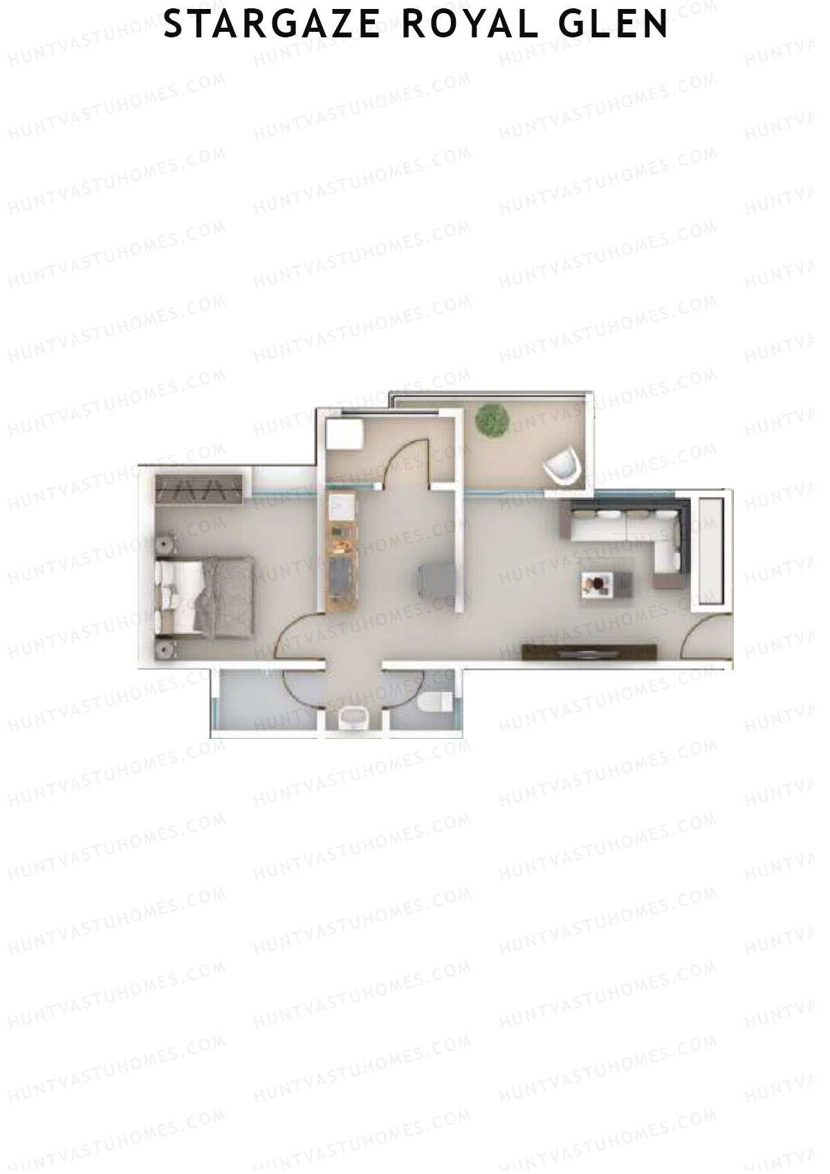 Stargaze Royal Glen Wing D Unit 4 Floor Plan