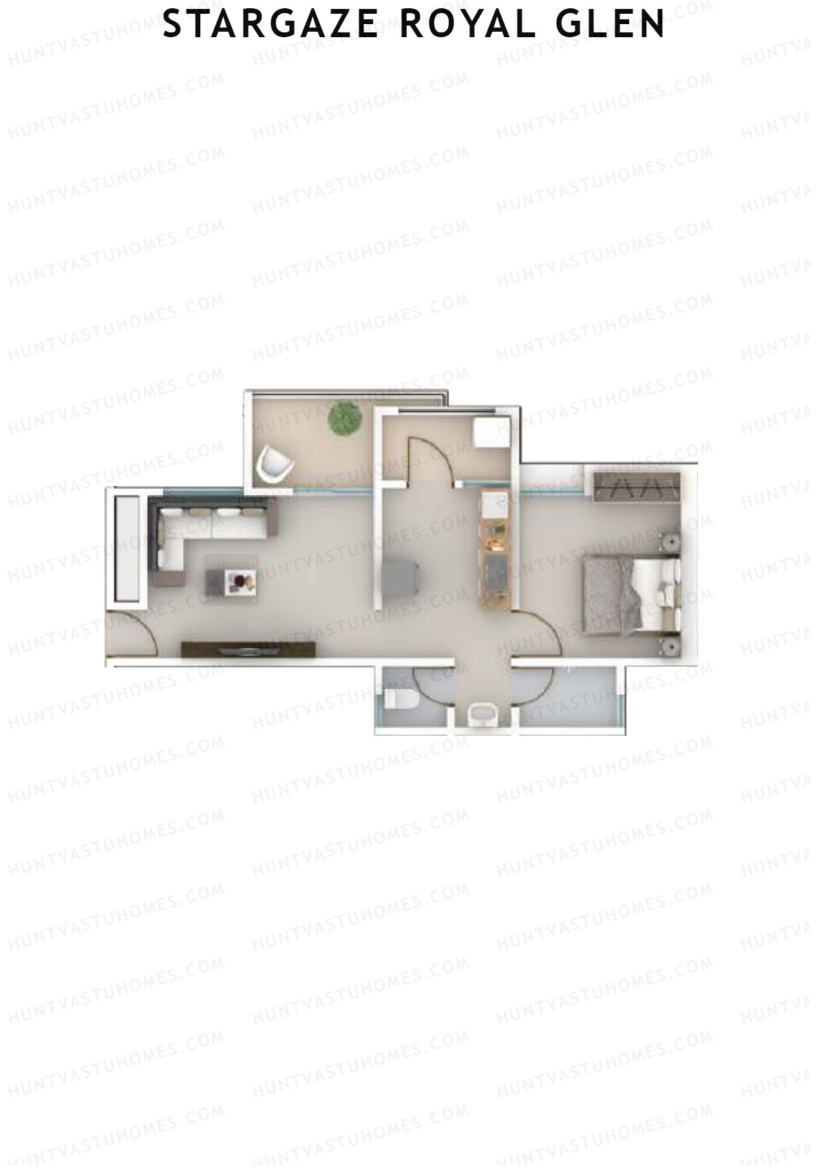 Stargaze Royal Glen Wing E Unit 1 Floor Plan