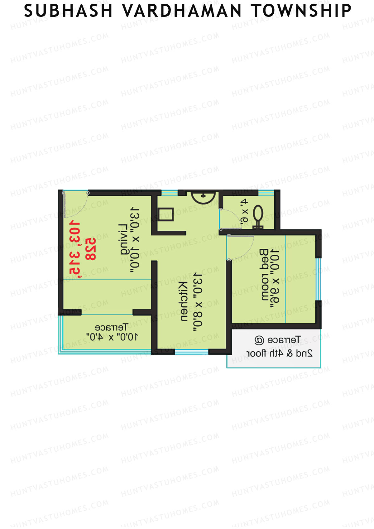 Subhash Vardhaman Township Block H Unit 14 Floor Plan