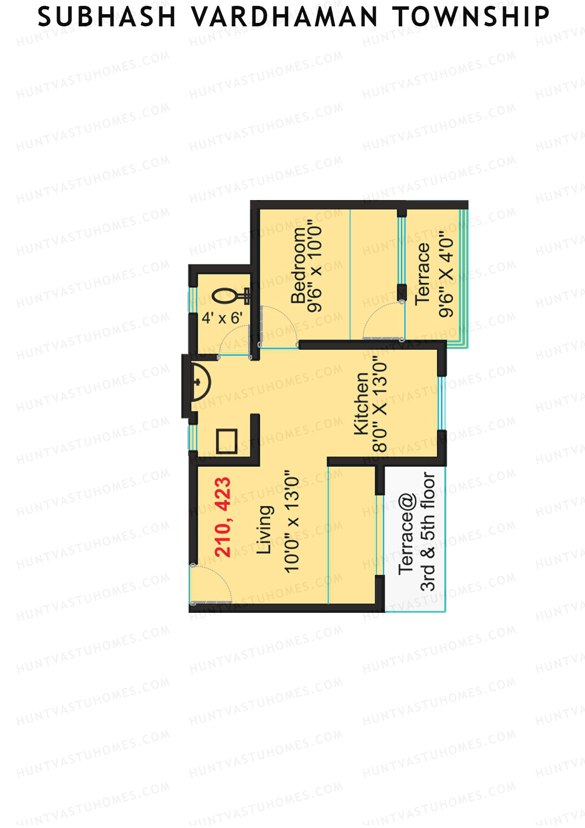 Subhash Vardhaman Township Block H Unit 23 Floor Plan