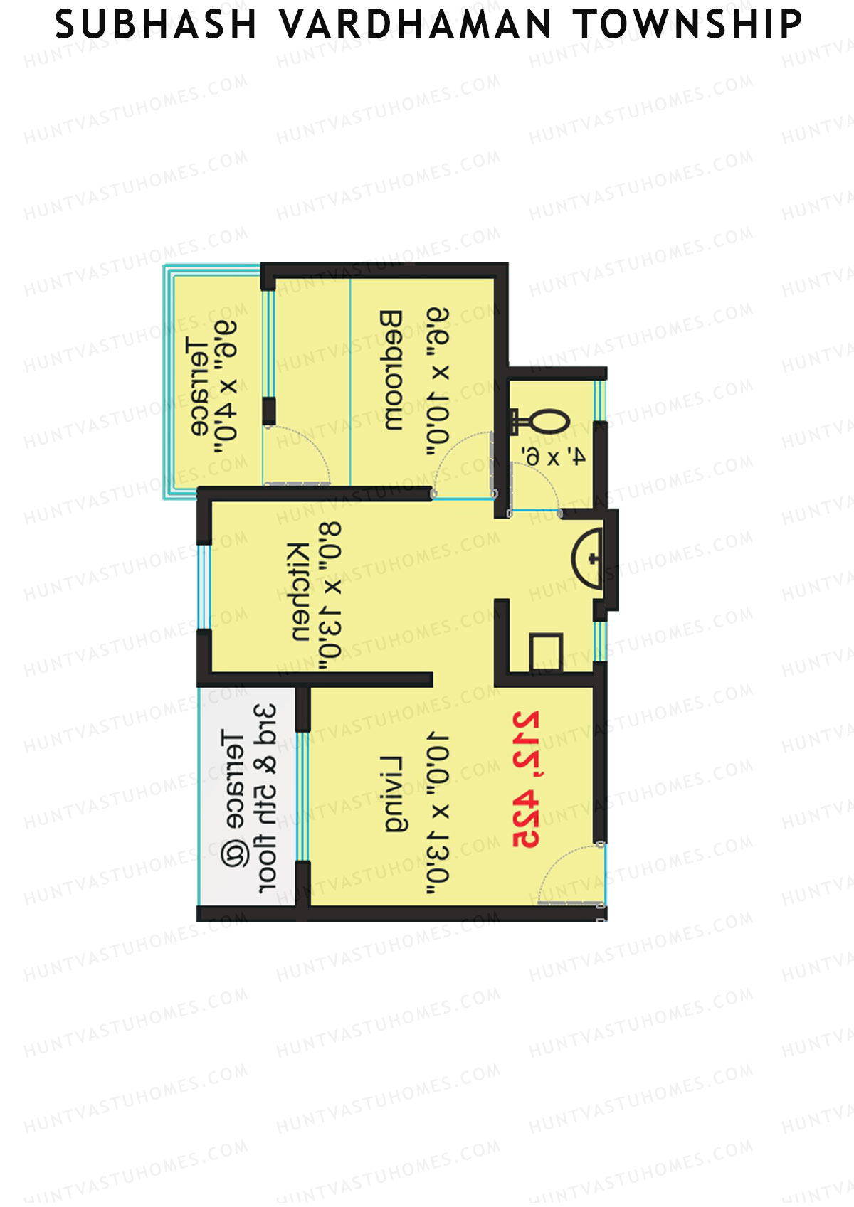 Subhash Vardhaman Township Block H Unit 24 Floor Plan