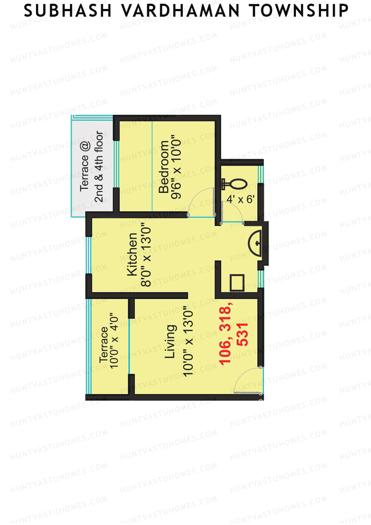 Subhash Vardhaman Township Block H Unit 5 Floor Plan