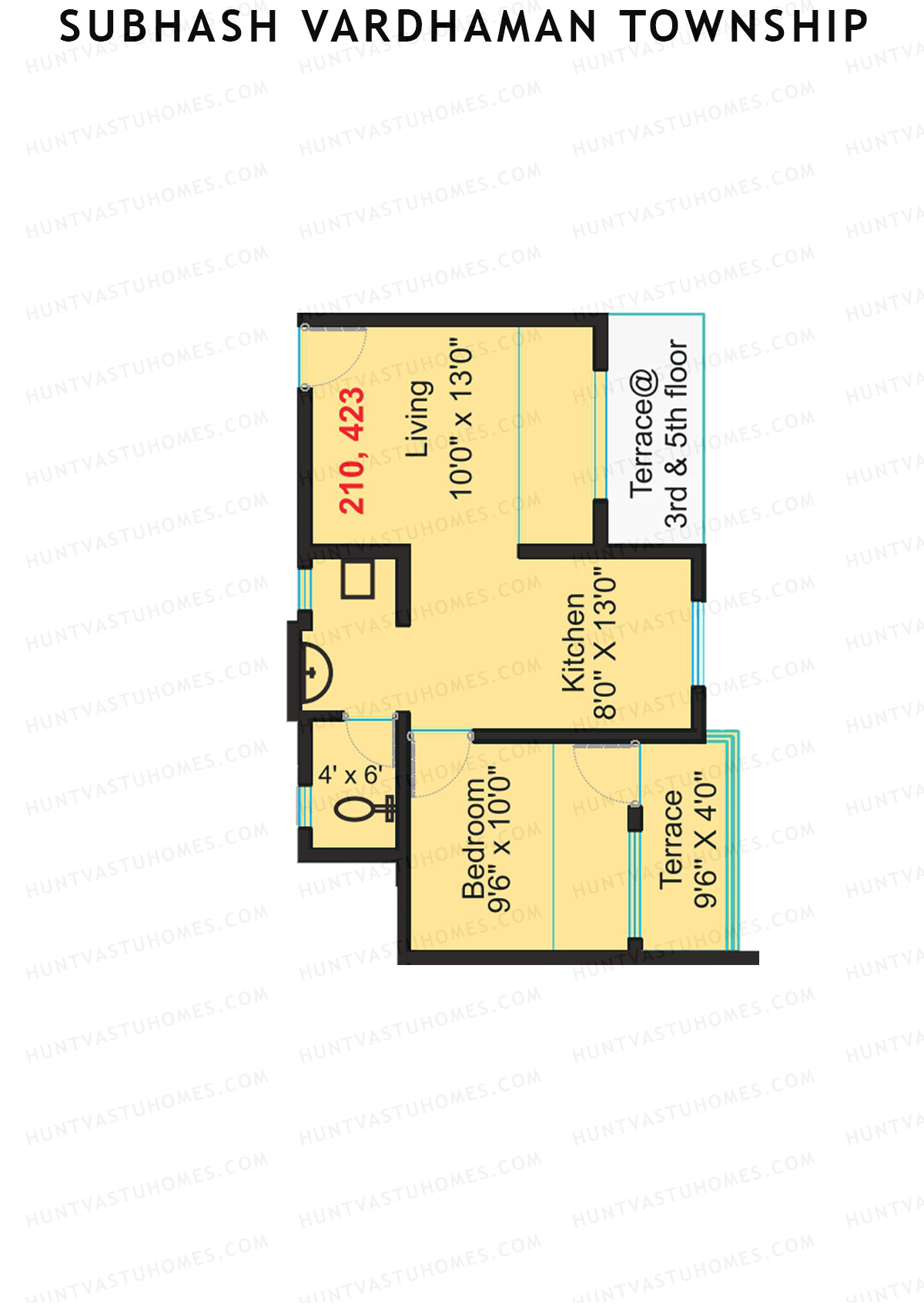 Subhash Vardhaman Township Block I Unit 23 Floor Plan