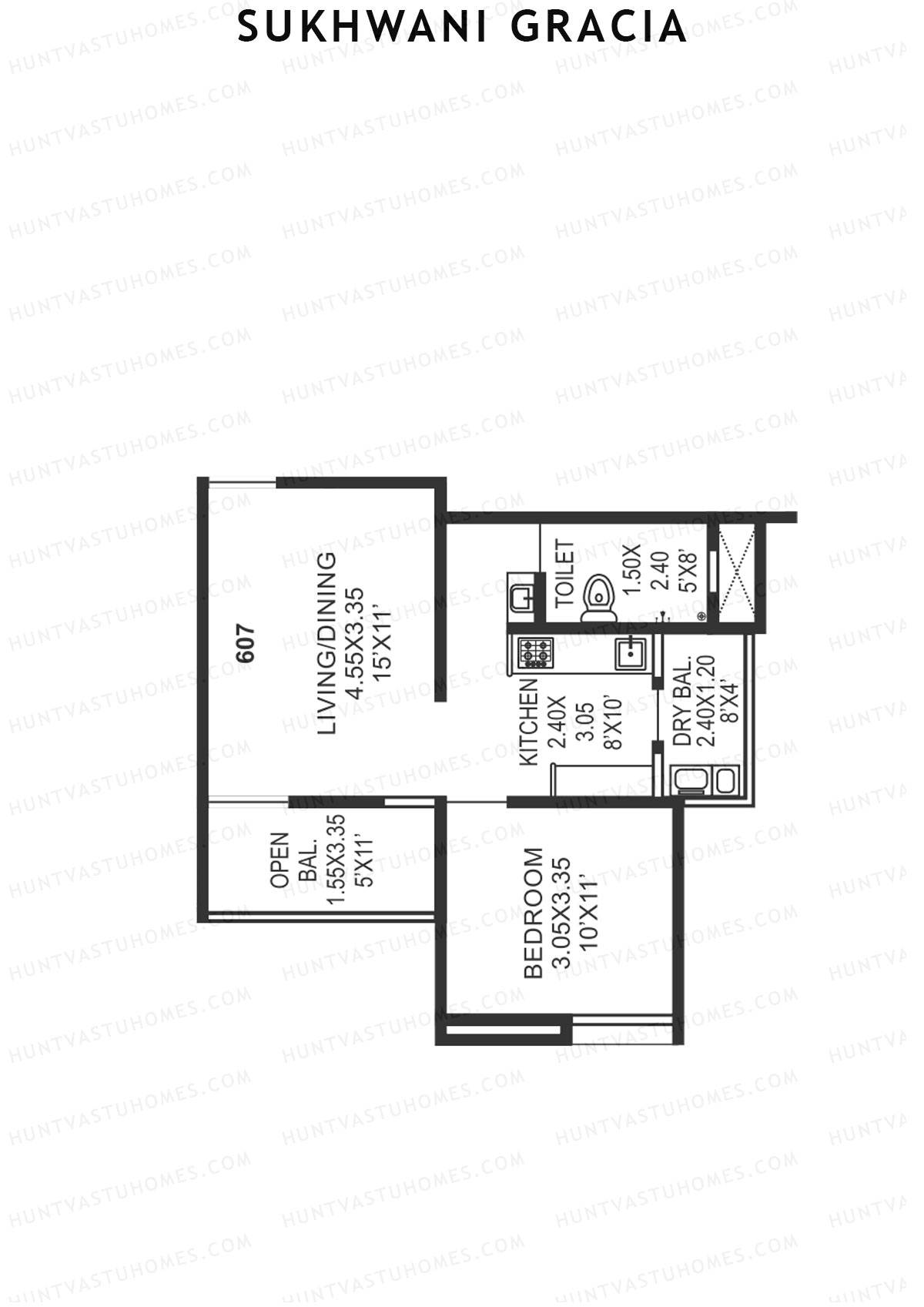 Sukhwani Gracia Wing C Unit 7 Floor Plan