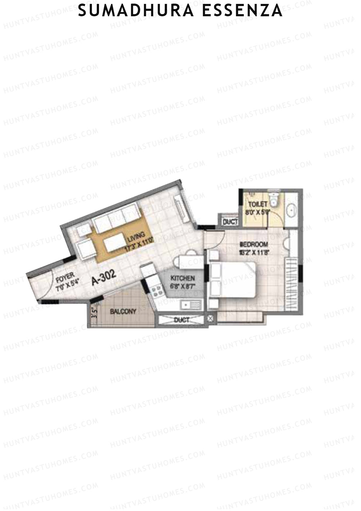 Sumadhura Essenza Block A Unit 2 Floor Plan