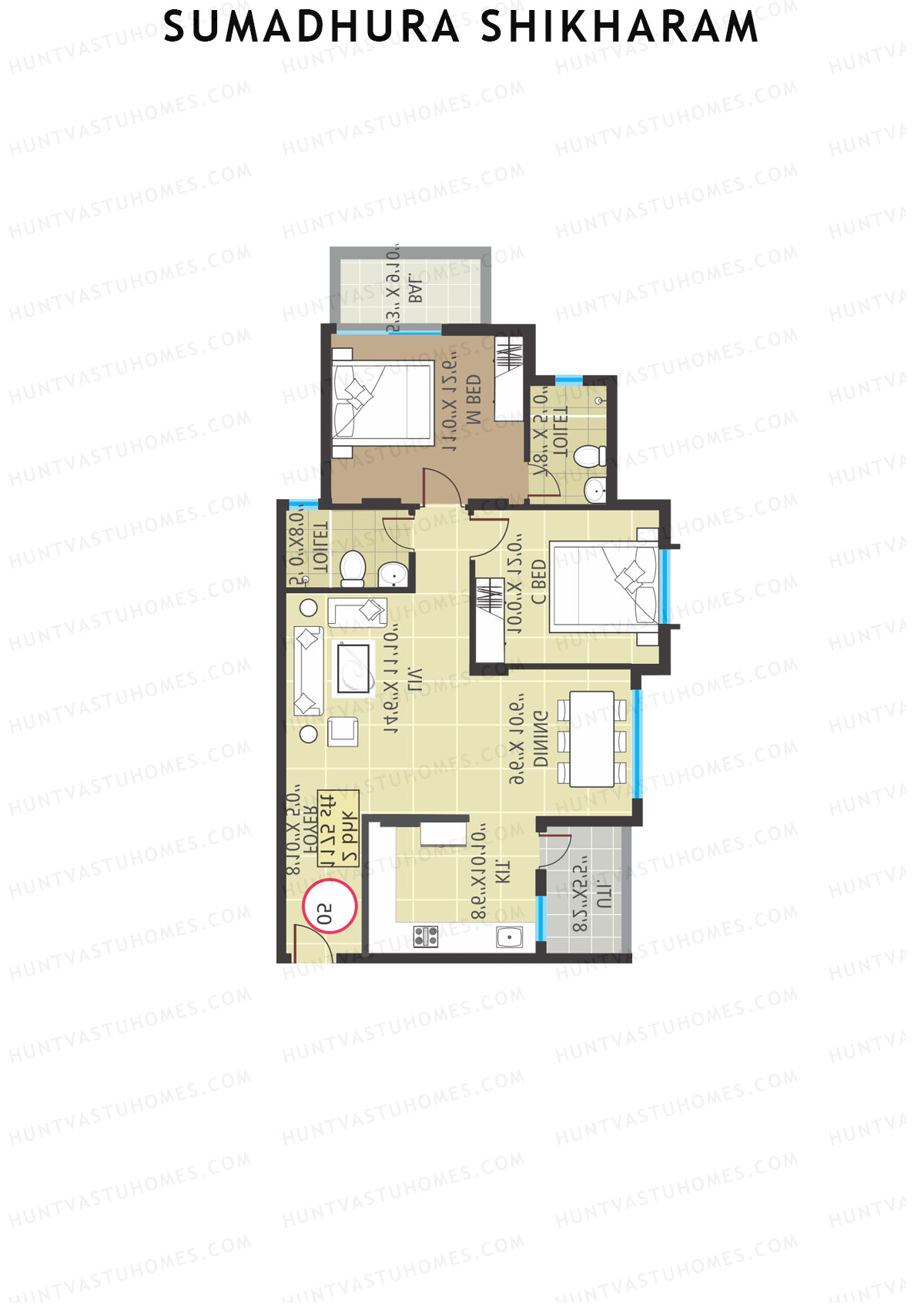 Sumadhura Shikharam Block F Unit 6 Floor Plan