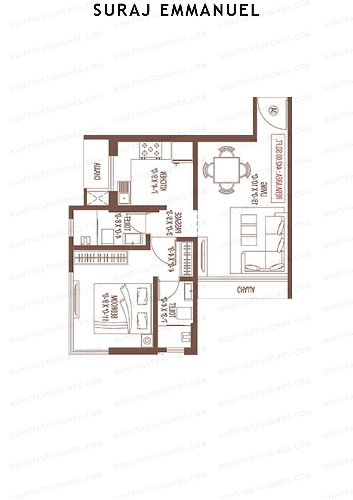Suraj Emmanuel Tower A Unit 5 Floor Plan