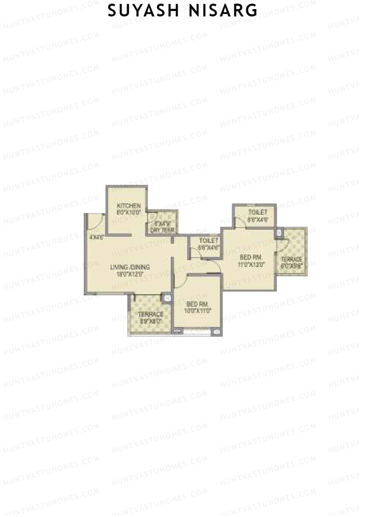 Suyash Nisarg Tower C Unit 3 Floor Plan
