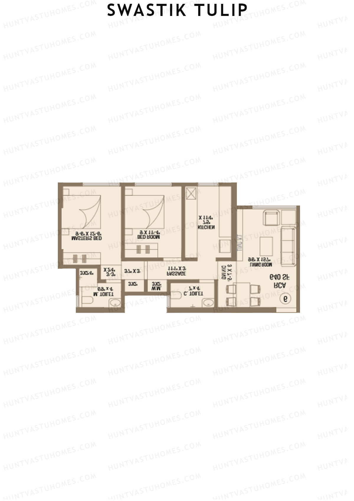 Swastik Tulip Tower A Unit 7 Floor Plan