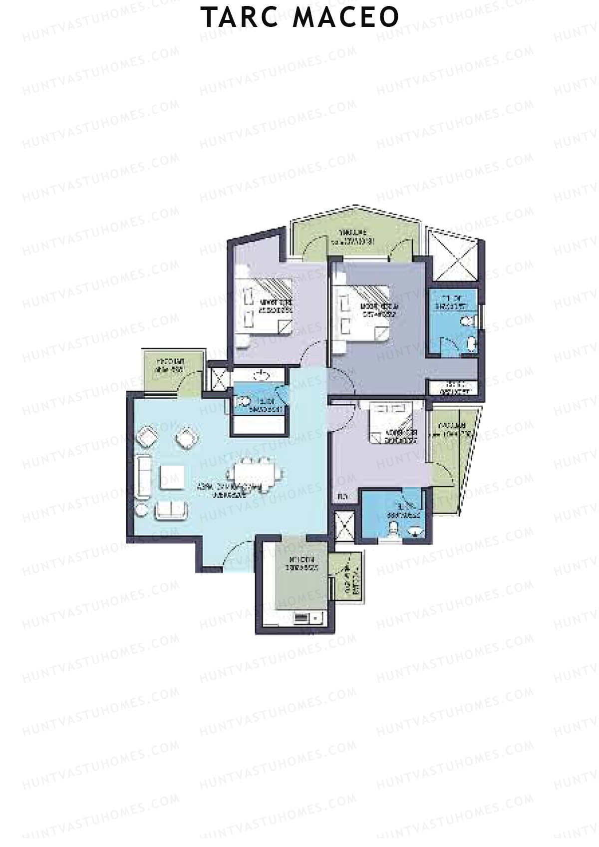 Tarc Maceo Tower C Unit 2 Floor Plan