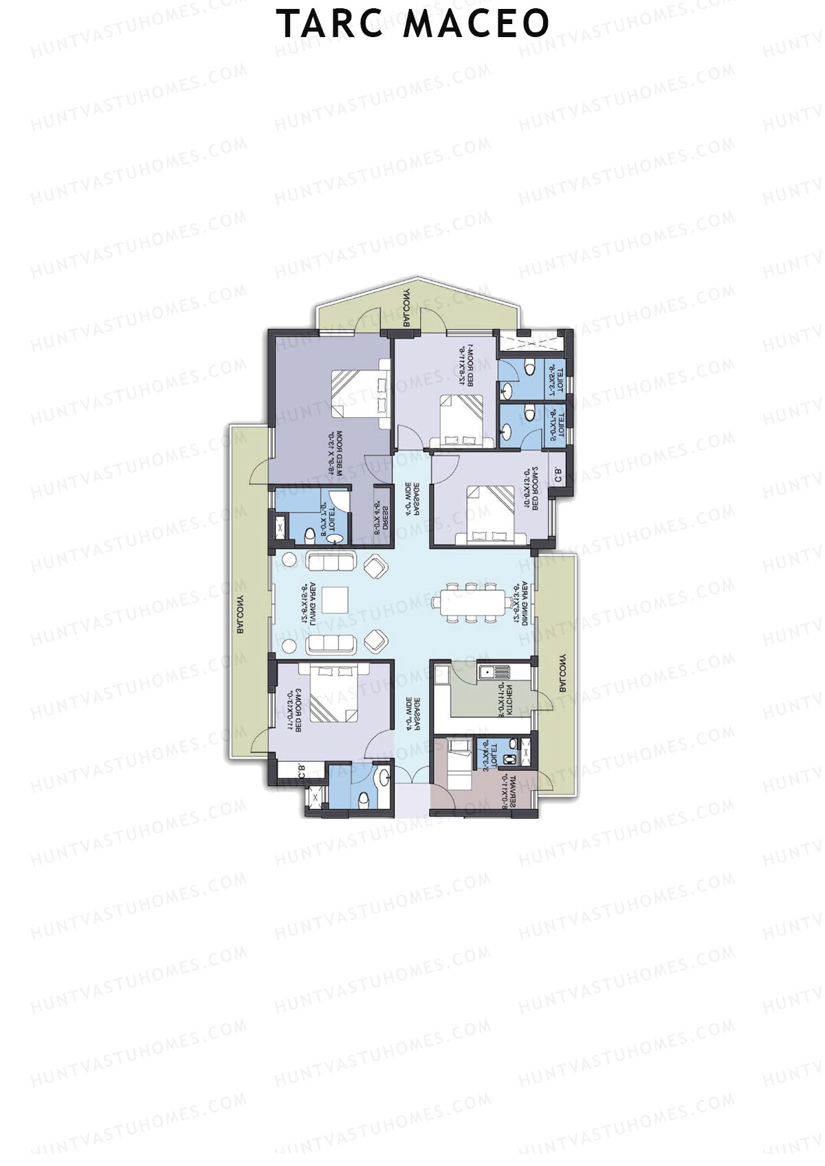 Tarc Maceo Tower R Unit 1  Floor Plan