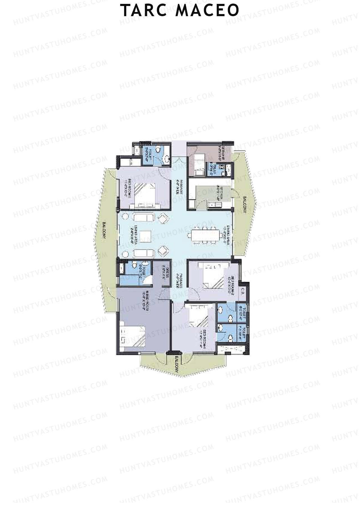 Tarc Maceo Tower R Unit 3 1 Floor Plan
