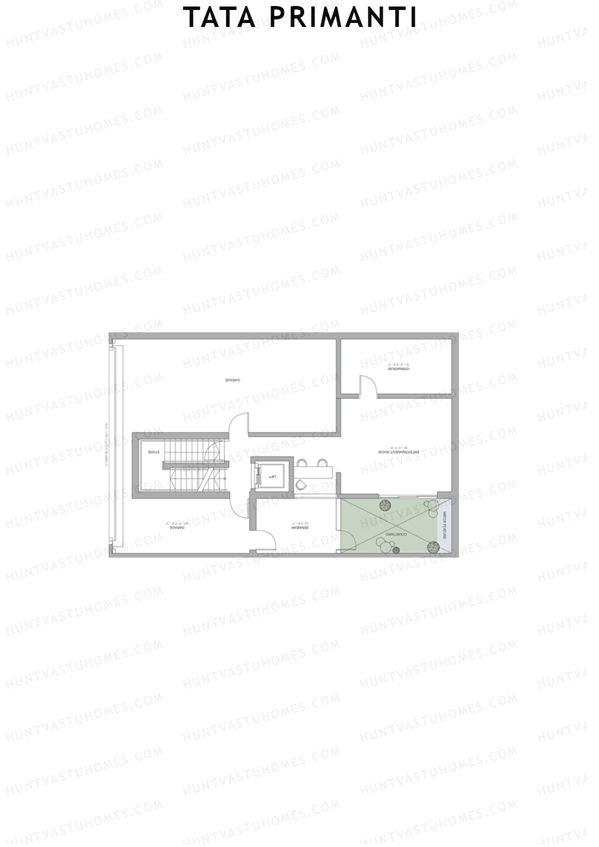 Tata Primanti Villa A 1-8 Unit 8 (Villa) Floor Plan