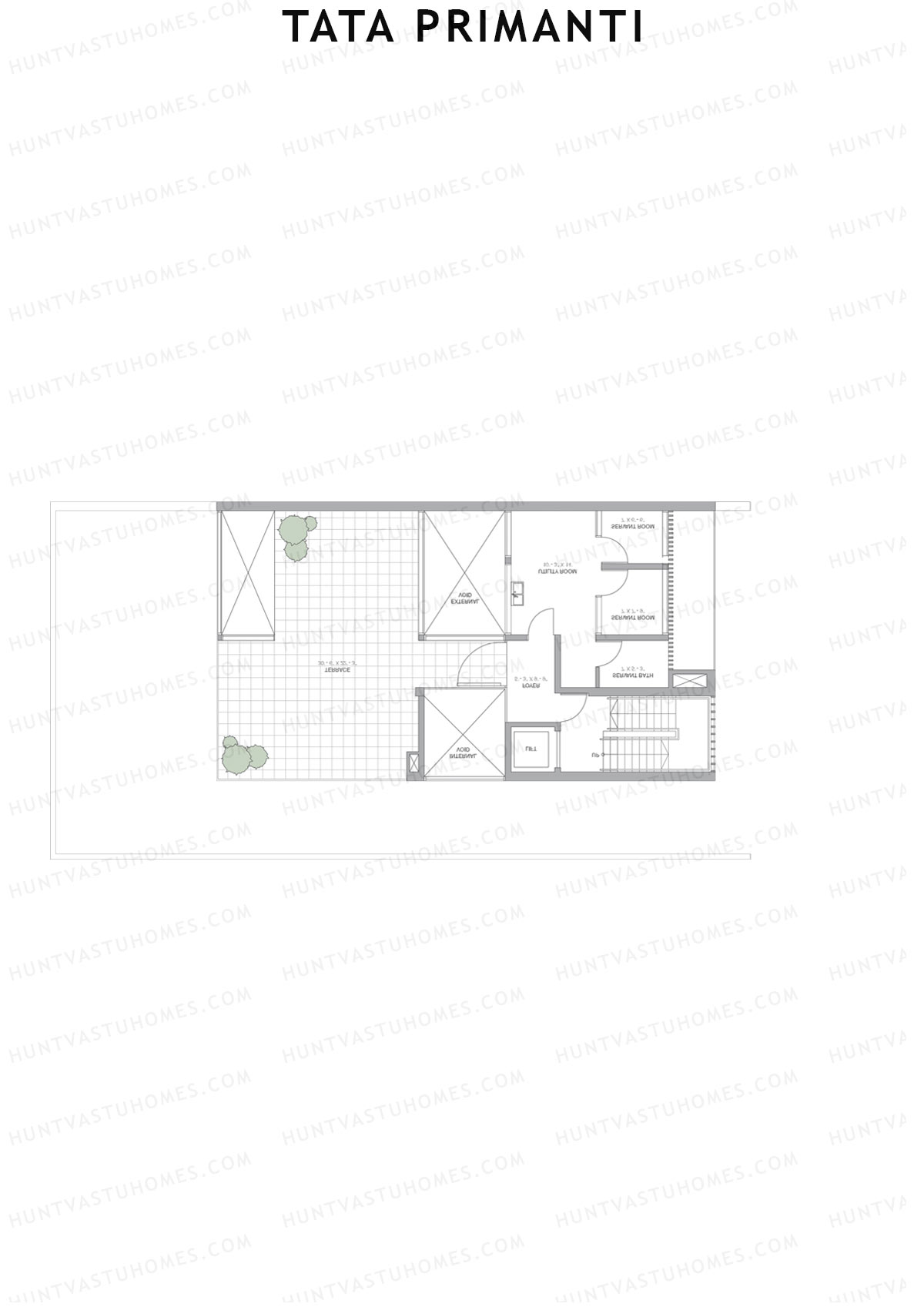Tata Primanti Villa B 11-14 Unit 14 (Villa) Floor Plan