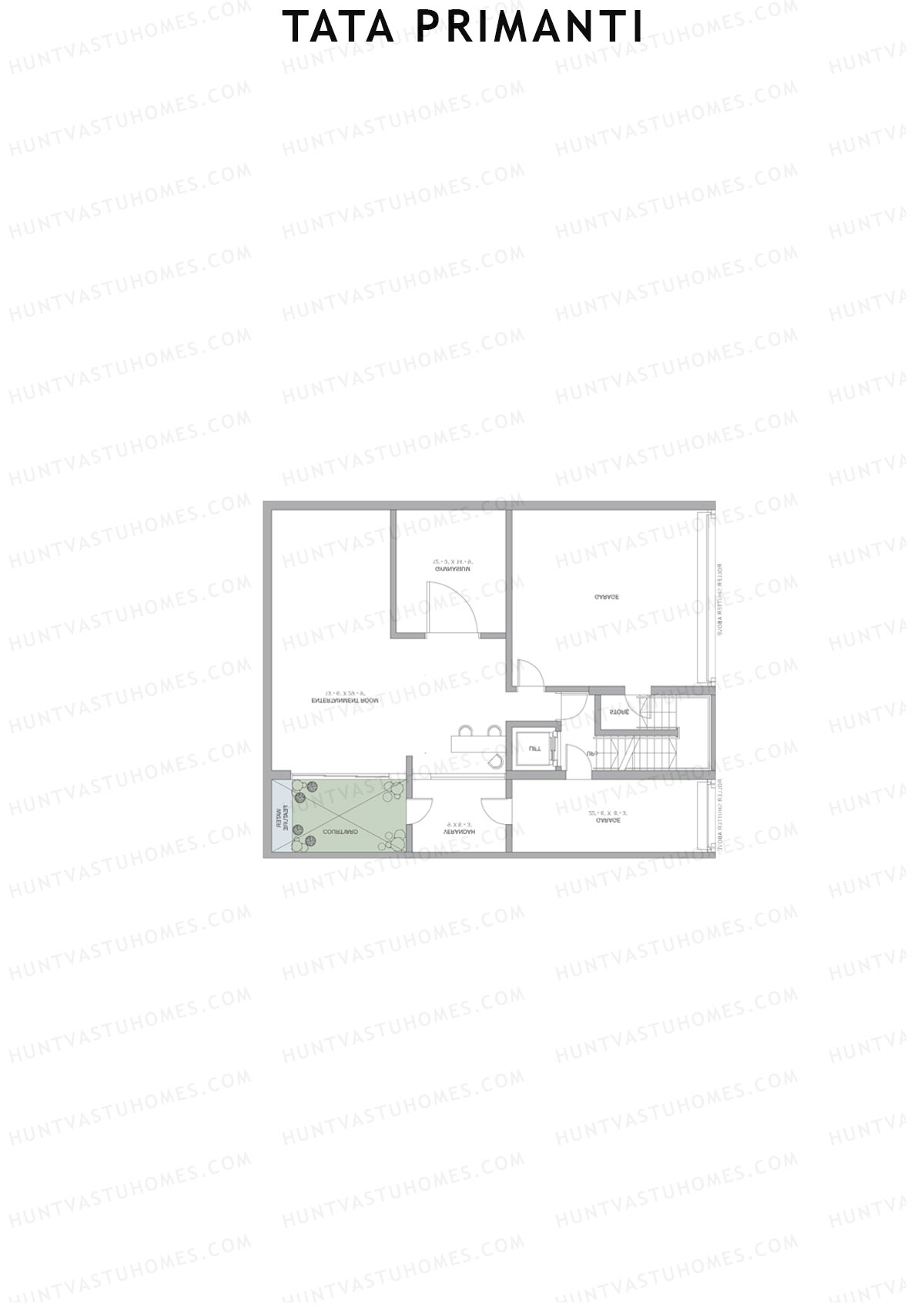 Tata Primanti Villa B 11-14 Unit 14 (Villa) Floor Plan