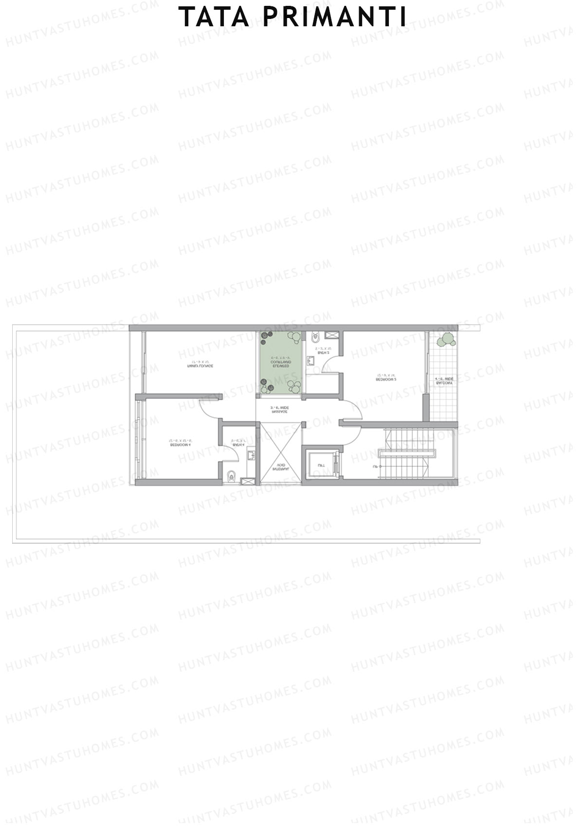 Tata Primanti Villa A 12-23 Unit 23 (Villa) Floor Plan